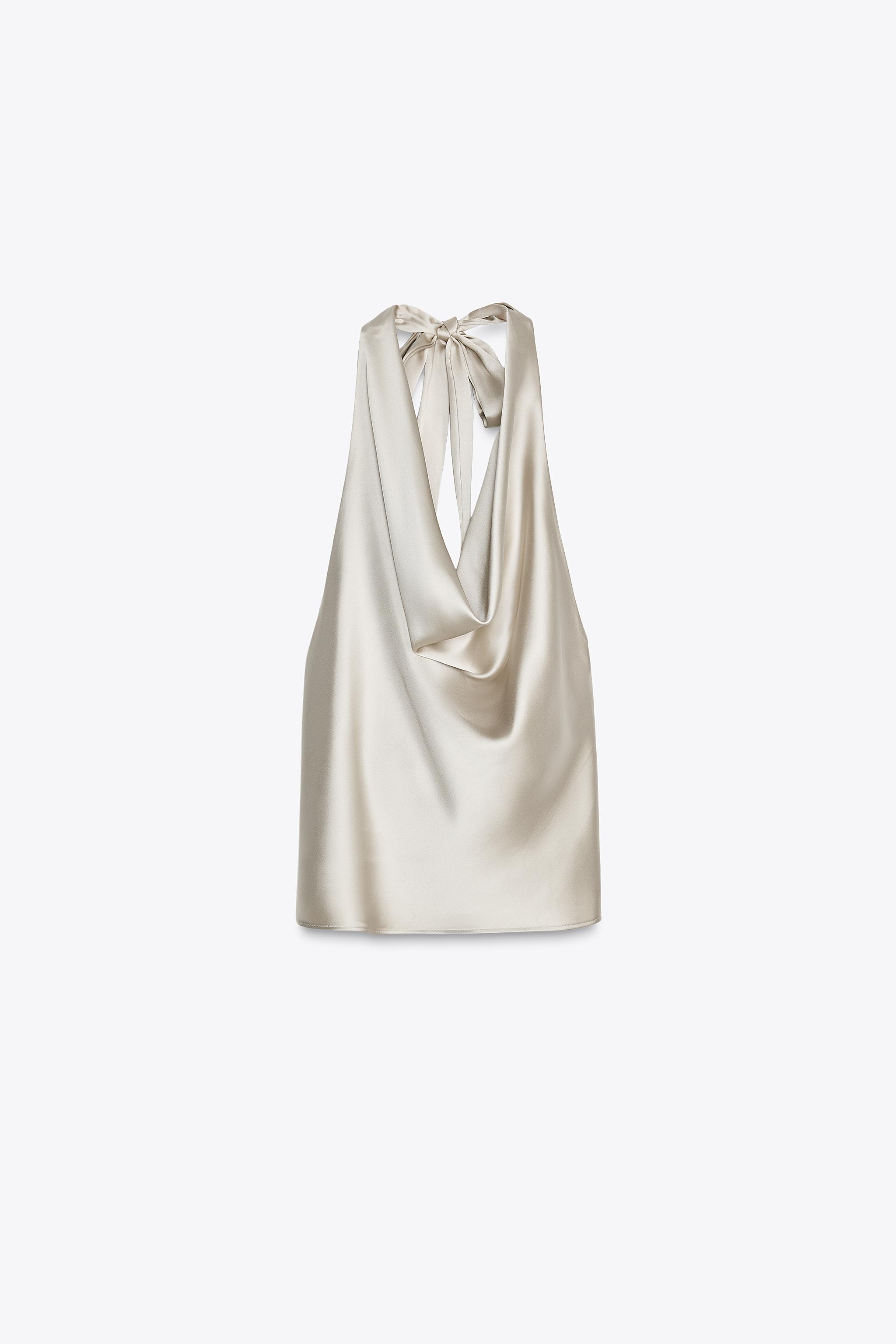 Shiny Halterneck Top