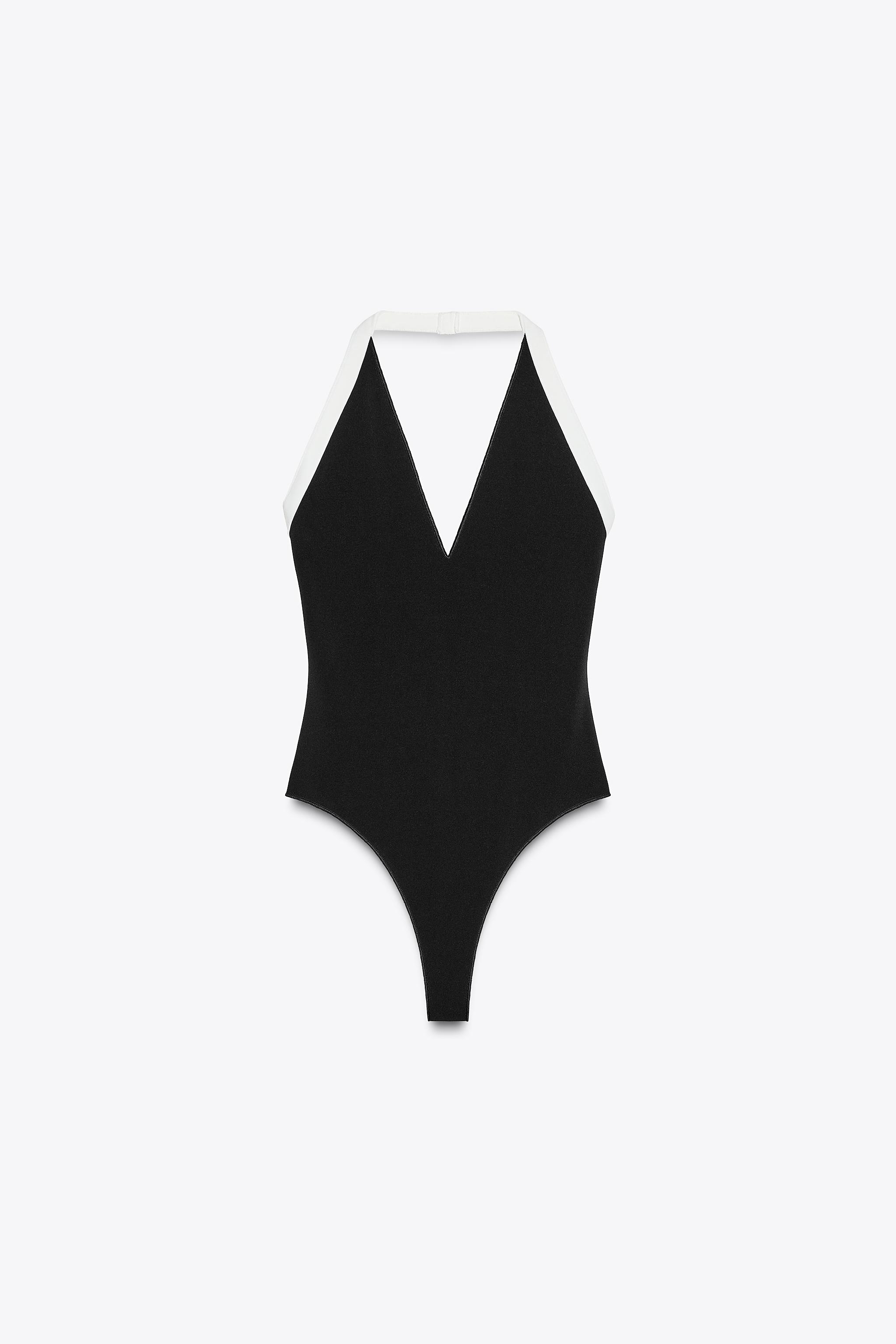 Contrast Stretch Bodysuit