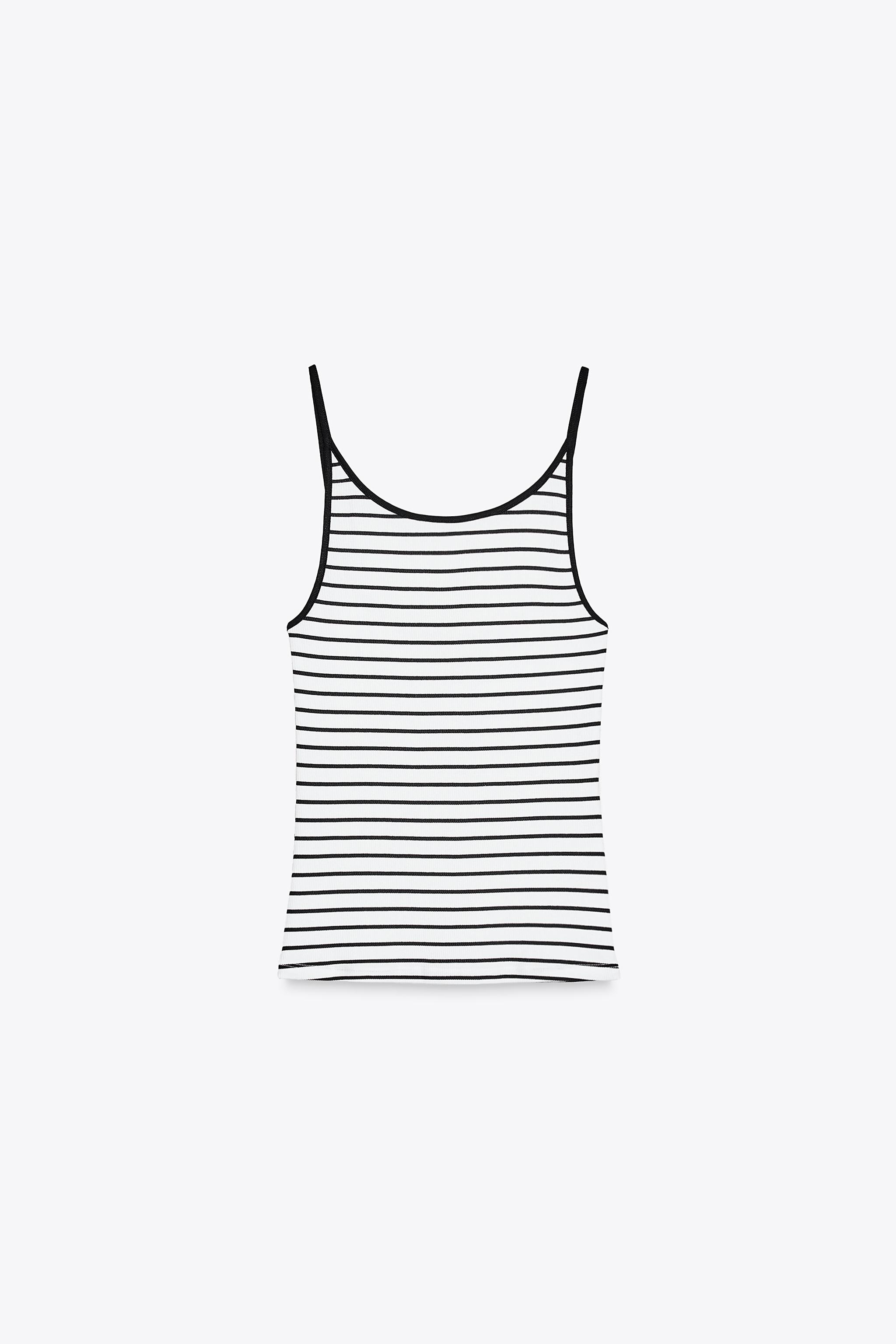 Rib strap top