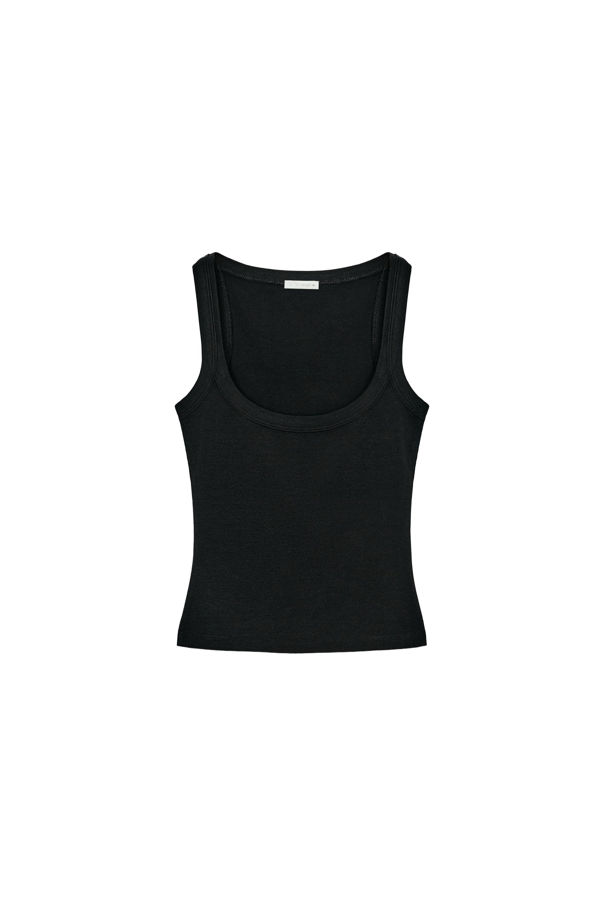 Cotton Sleeveless T-Shirt