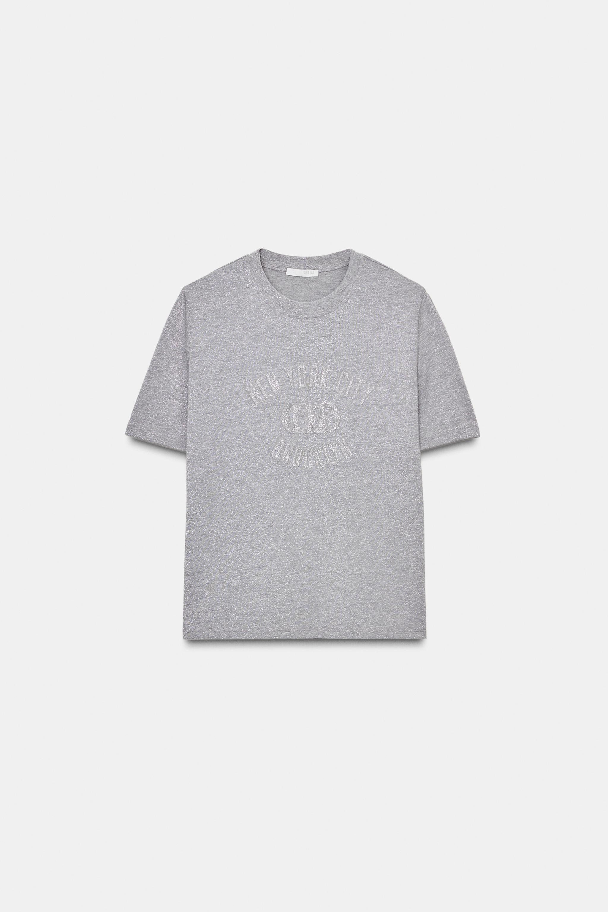 Text glitter t-shirt