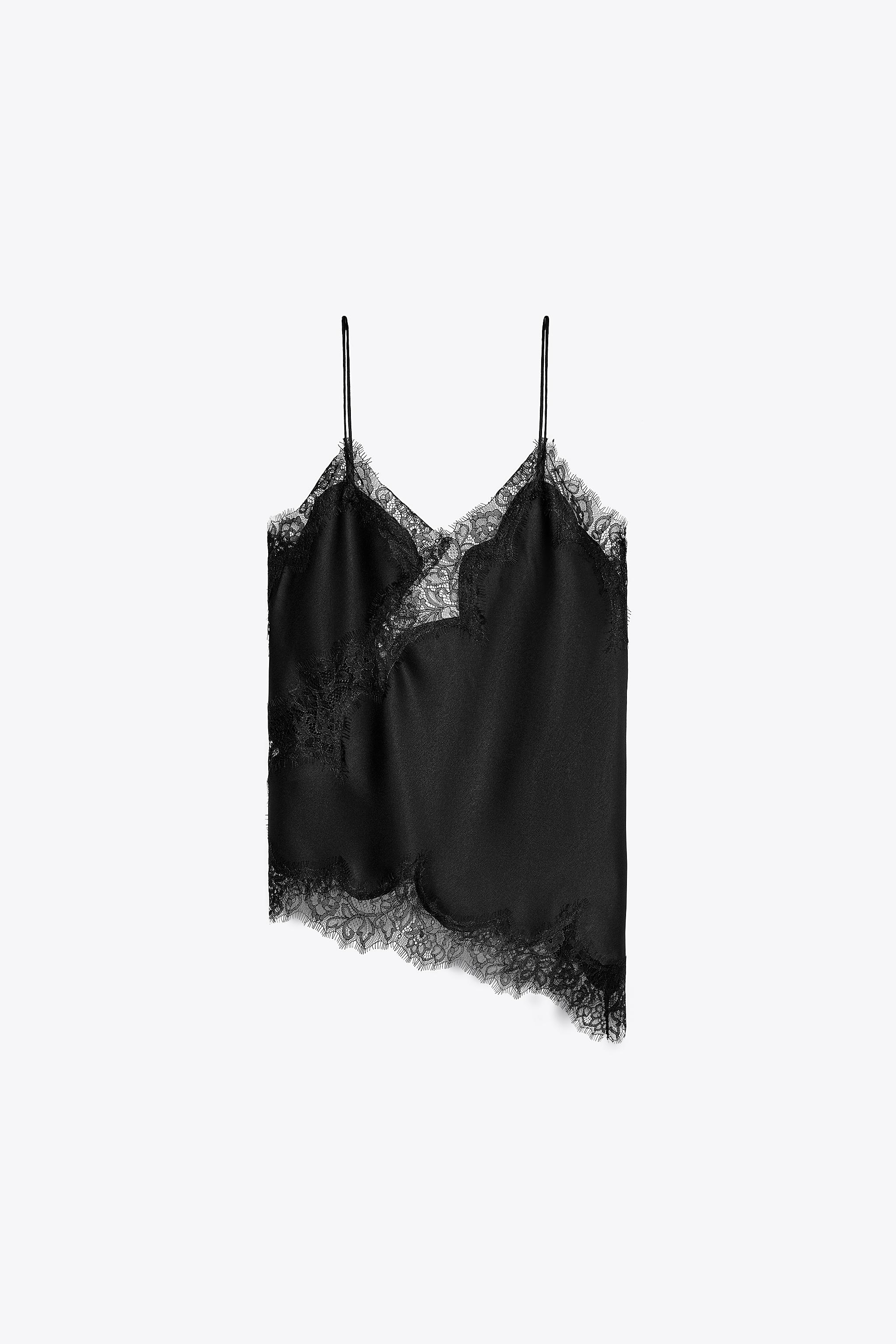 Lace camisole top