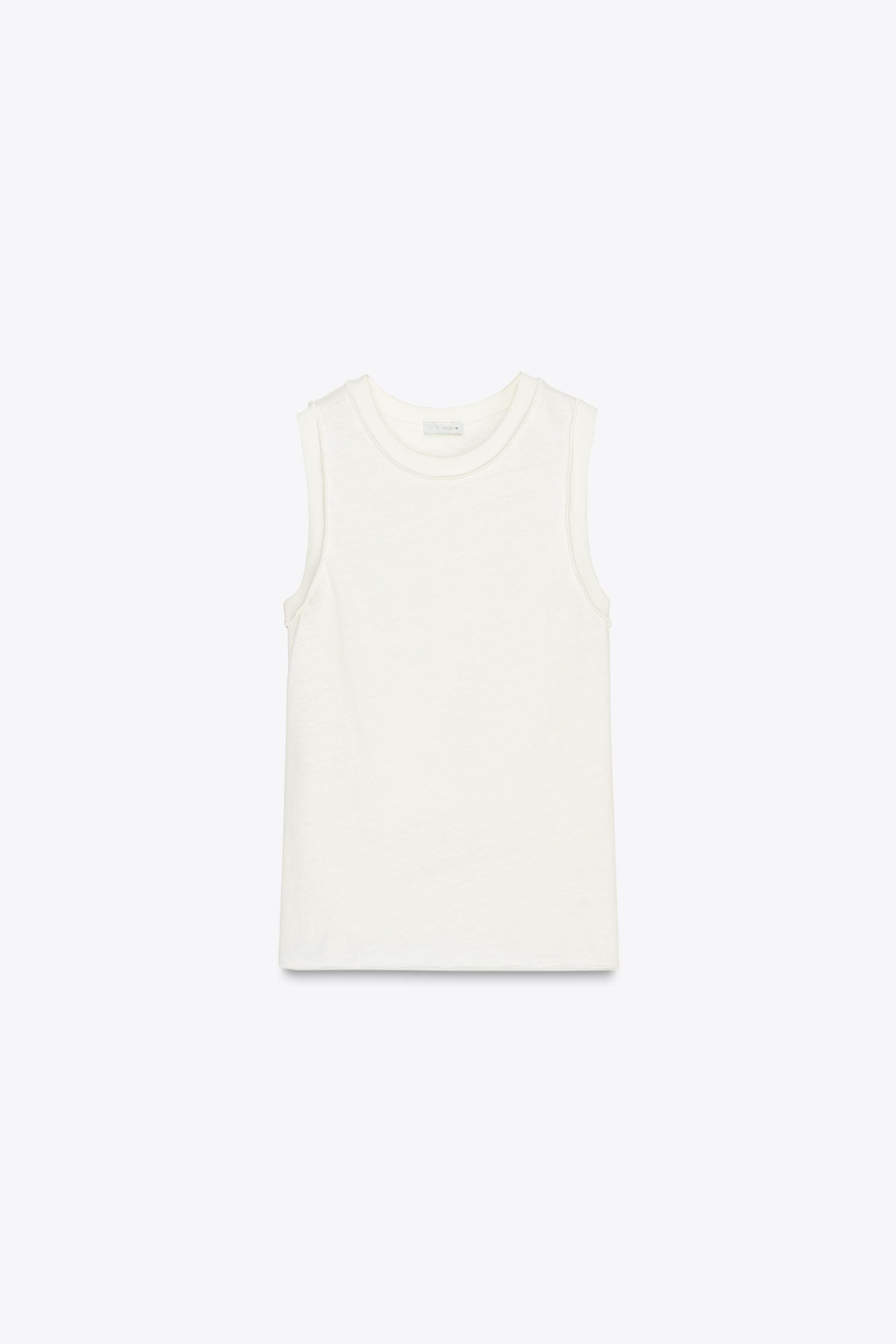 Cotton sleeveless top