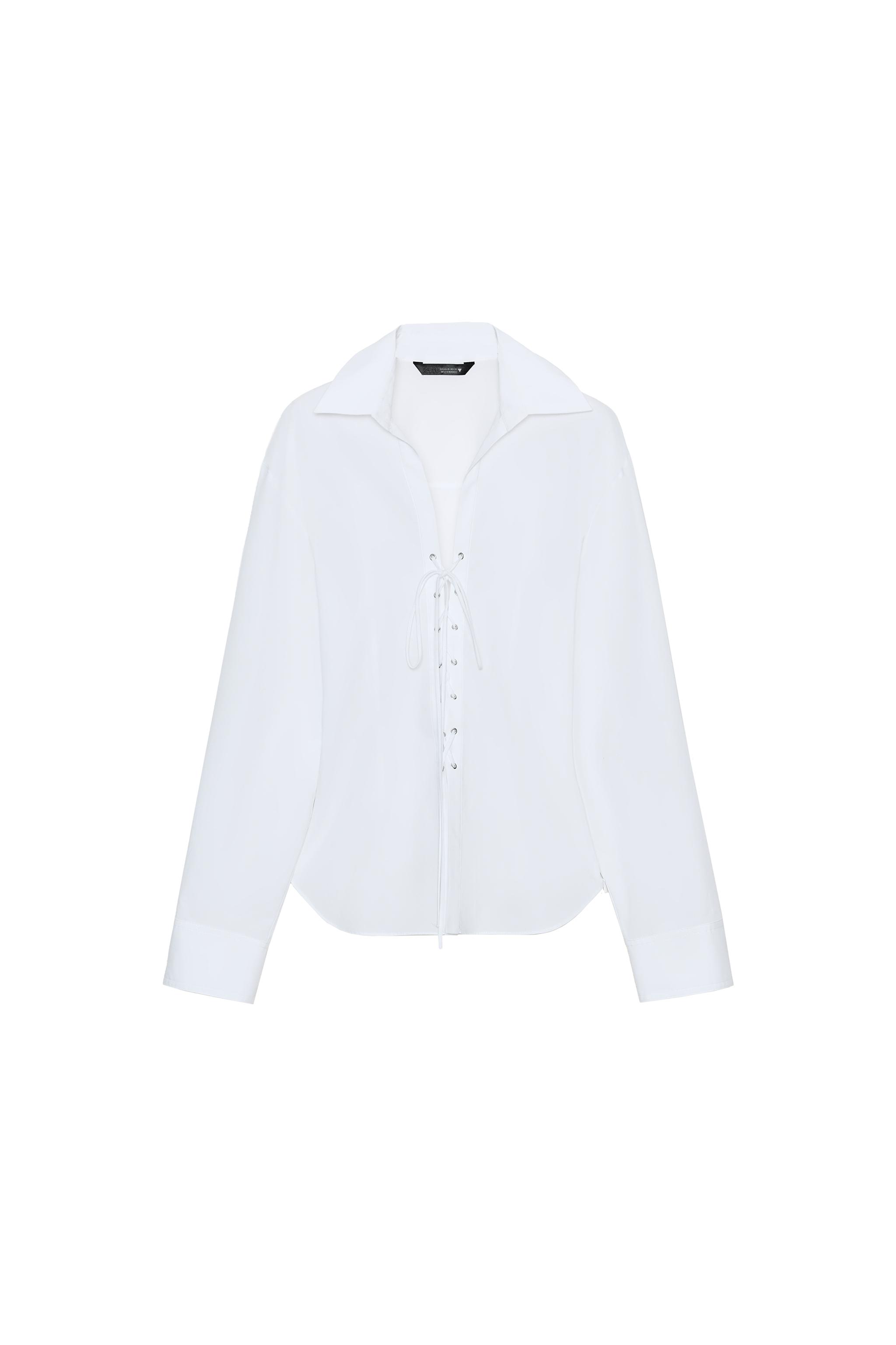 Waisted Poplin Shirt