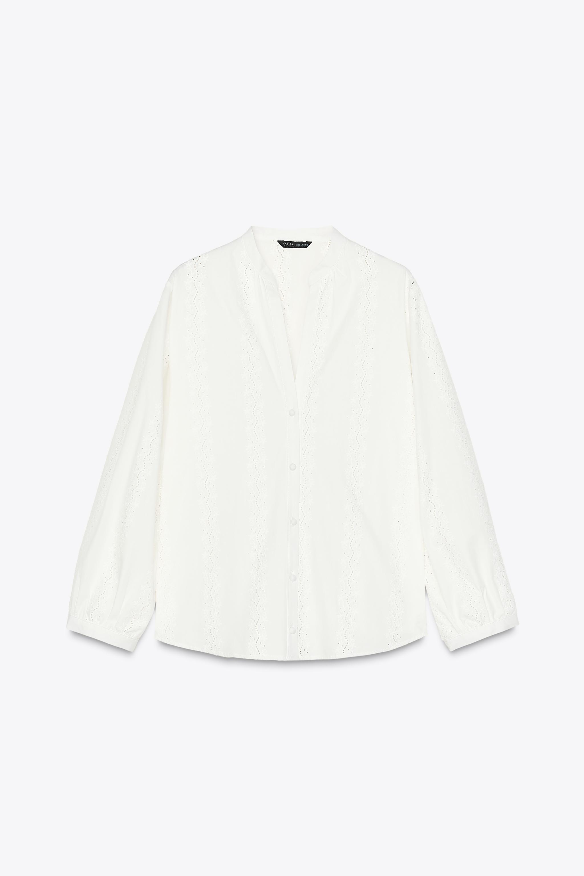 Cutwork embroidery blouse