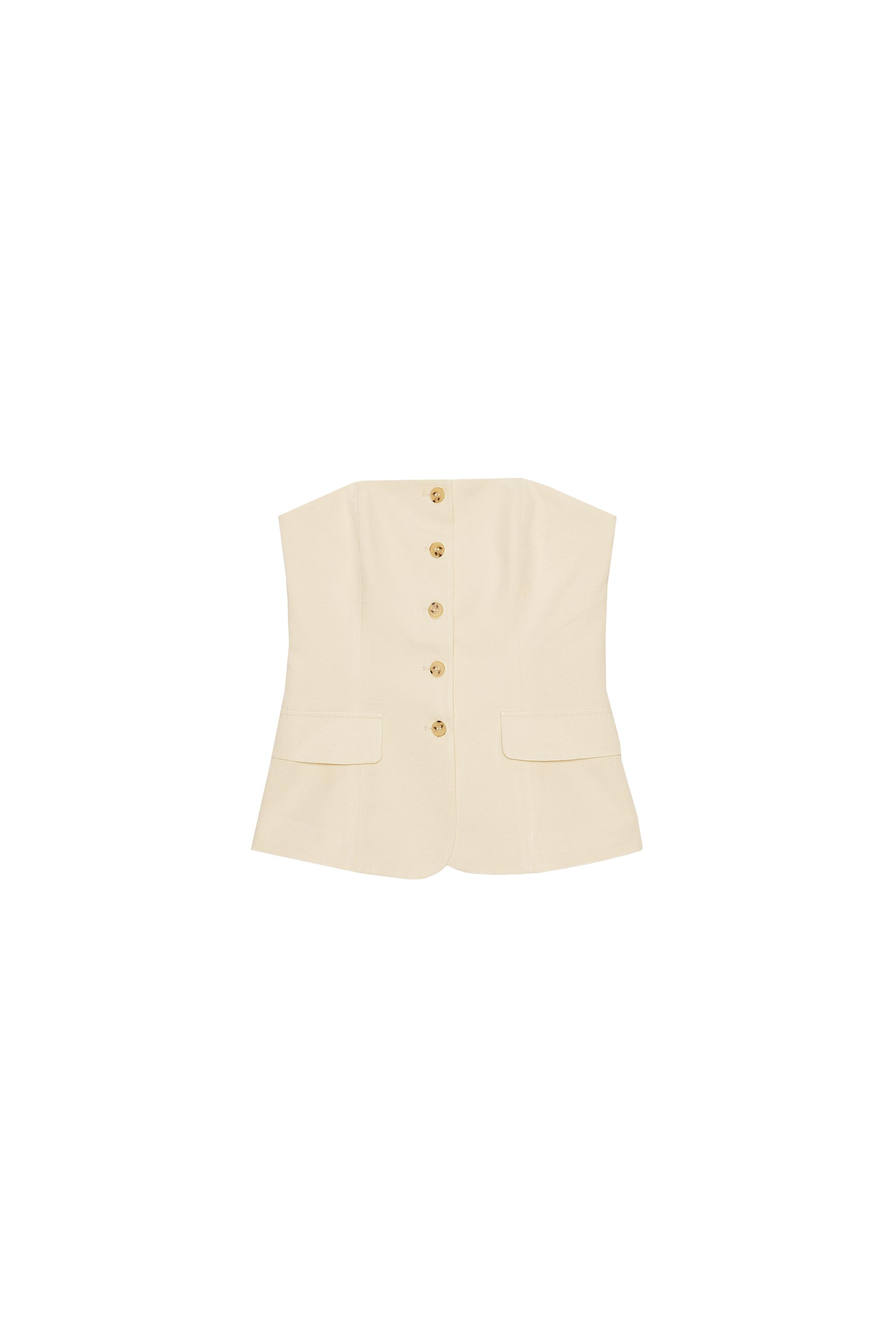 Buttoned top vest