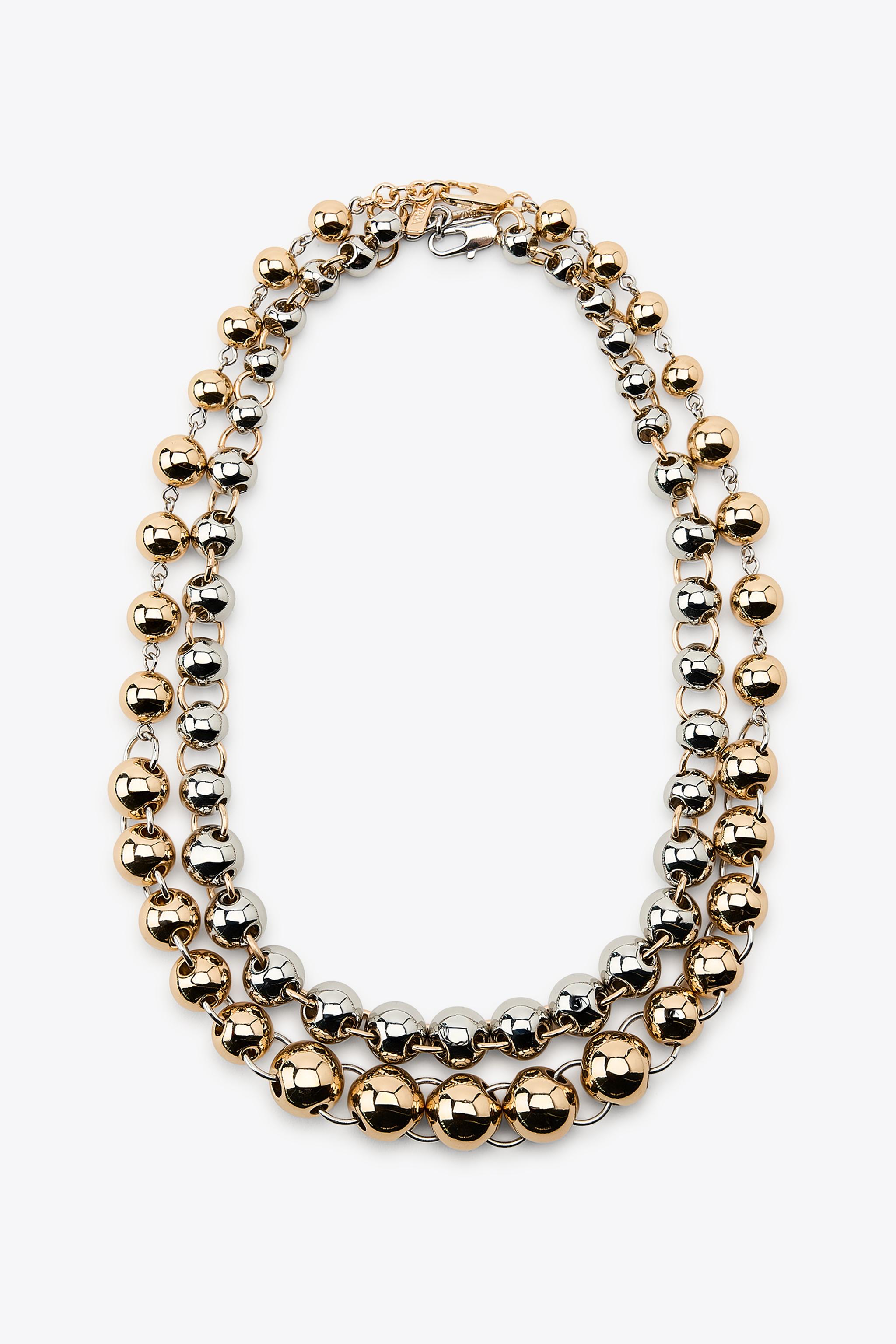 Two Ball Necklaces