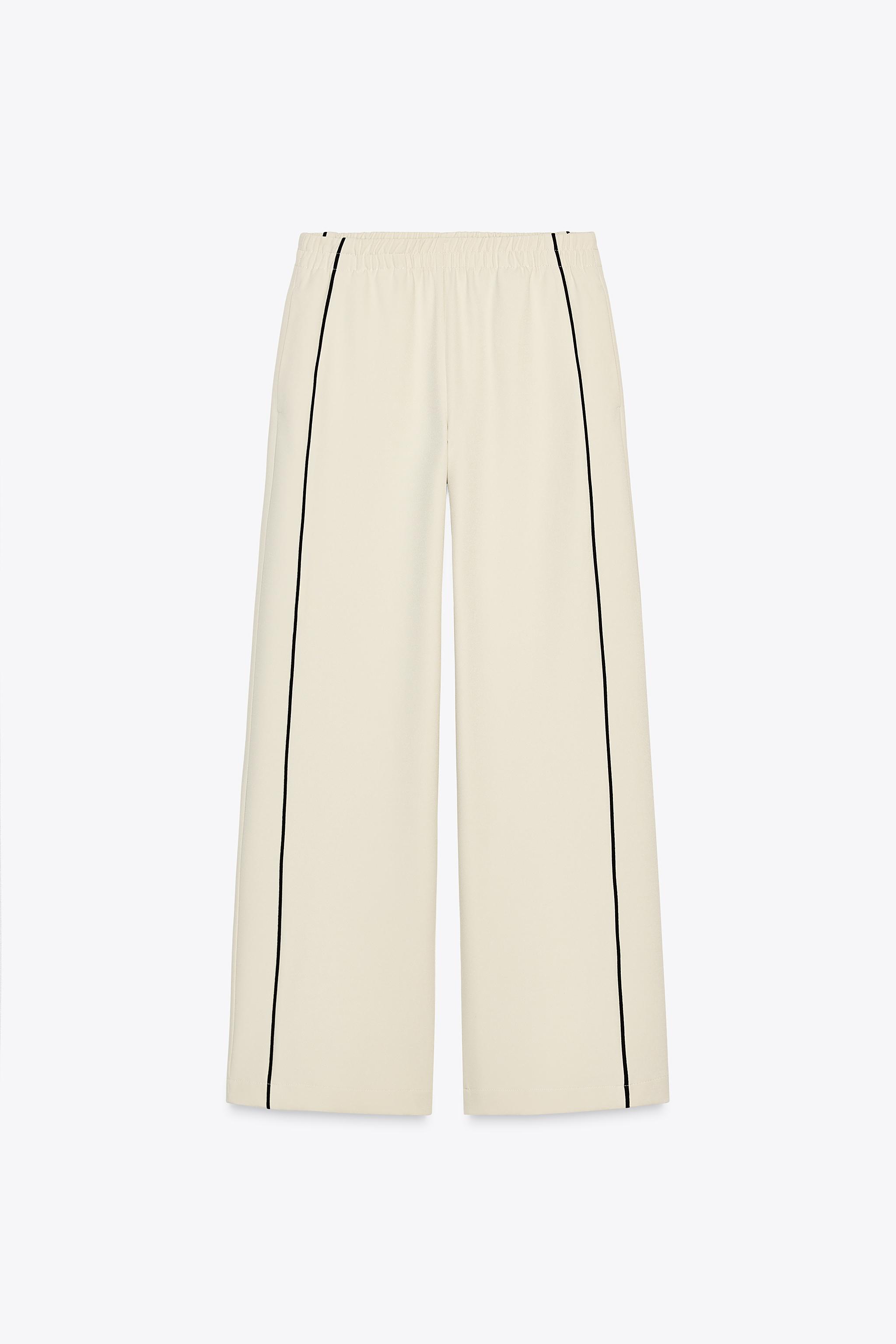 Wide leg trousers