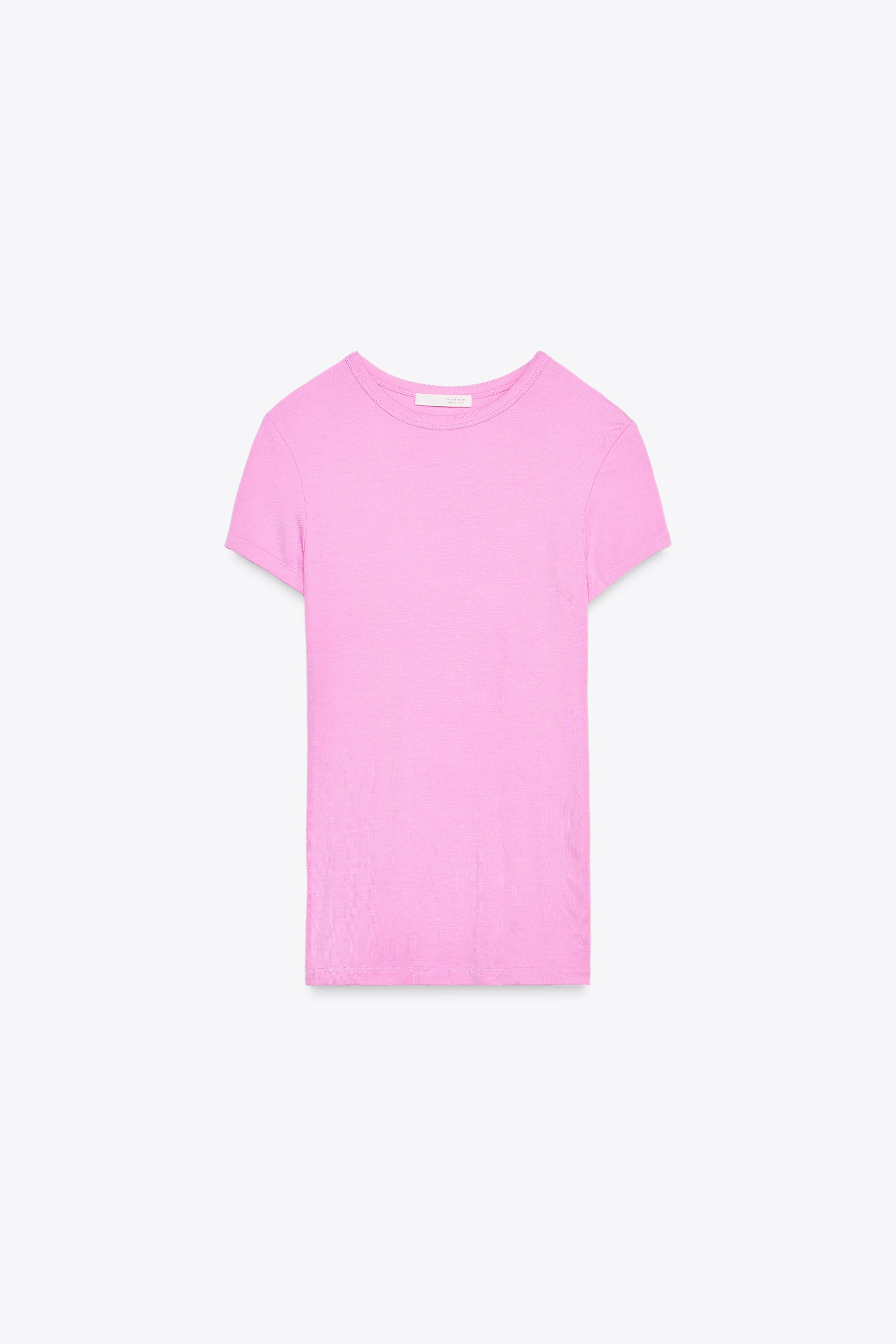 Short sleeve viscose T‑shirt