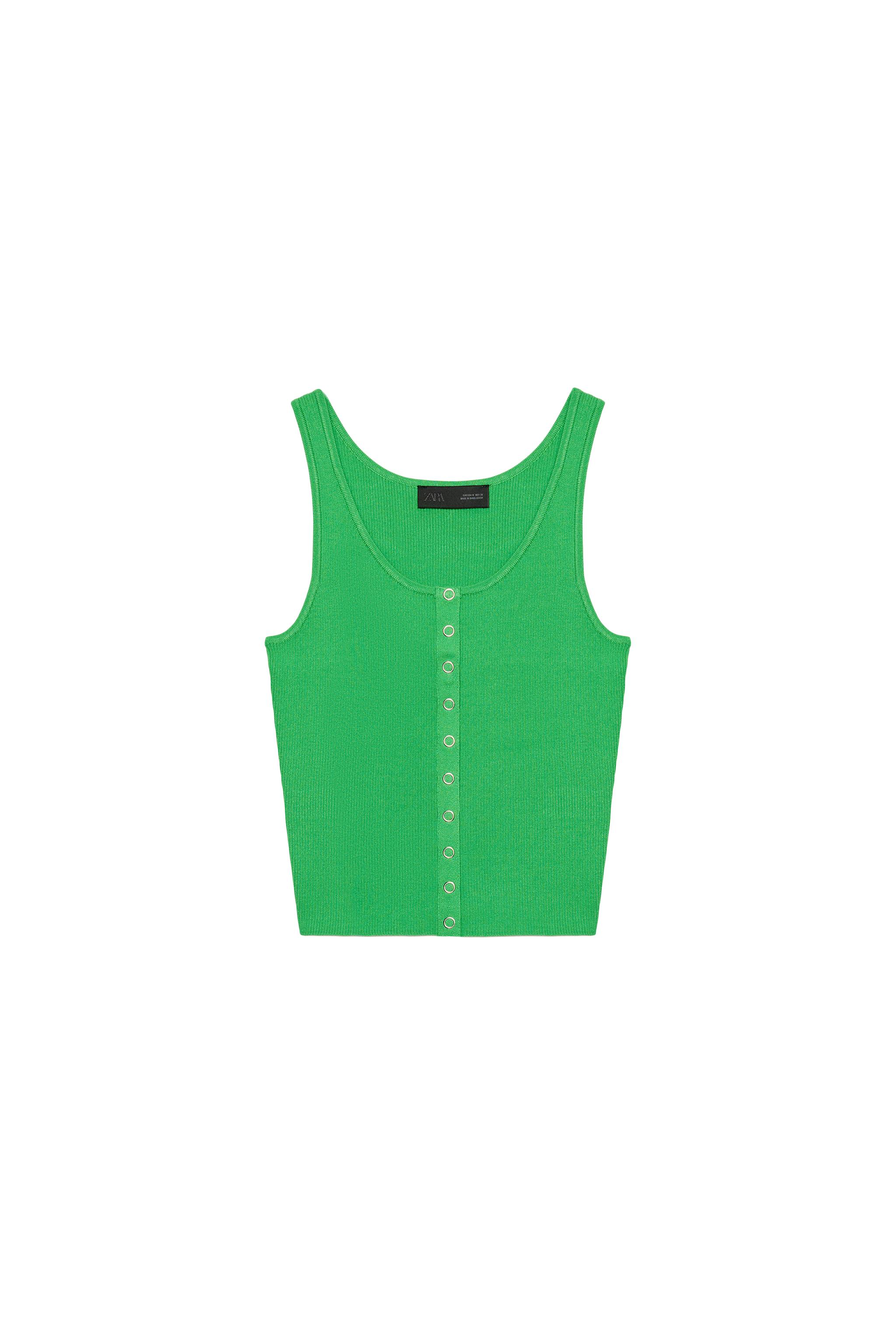 Knitted rib top