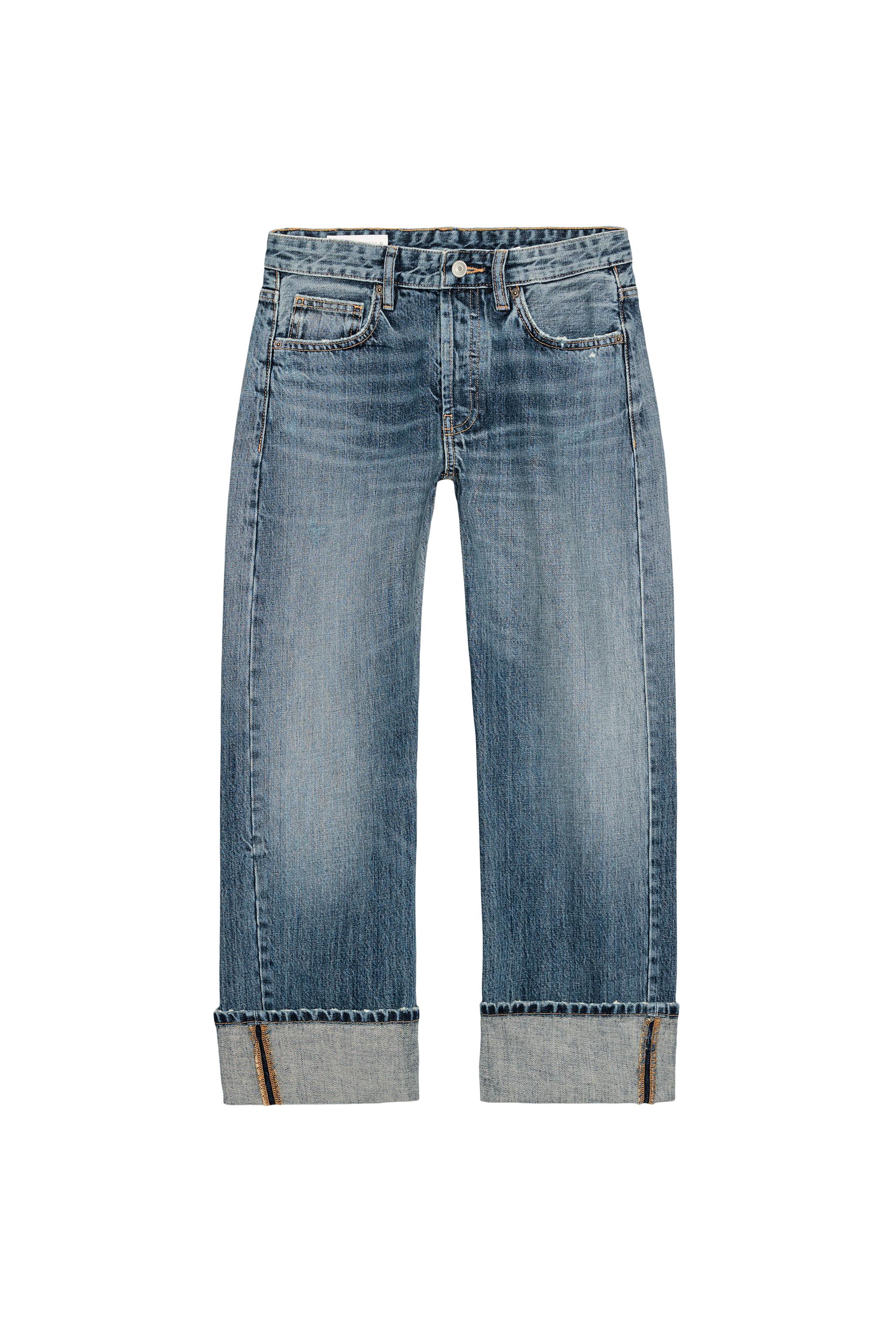 Straight leg jeans
