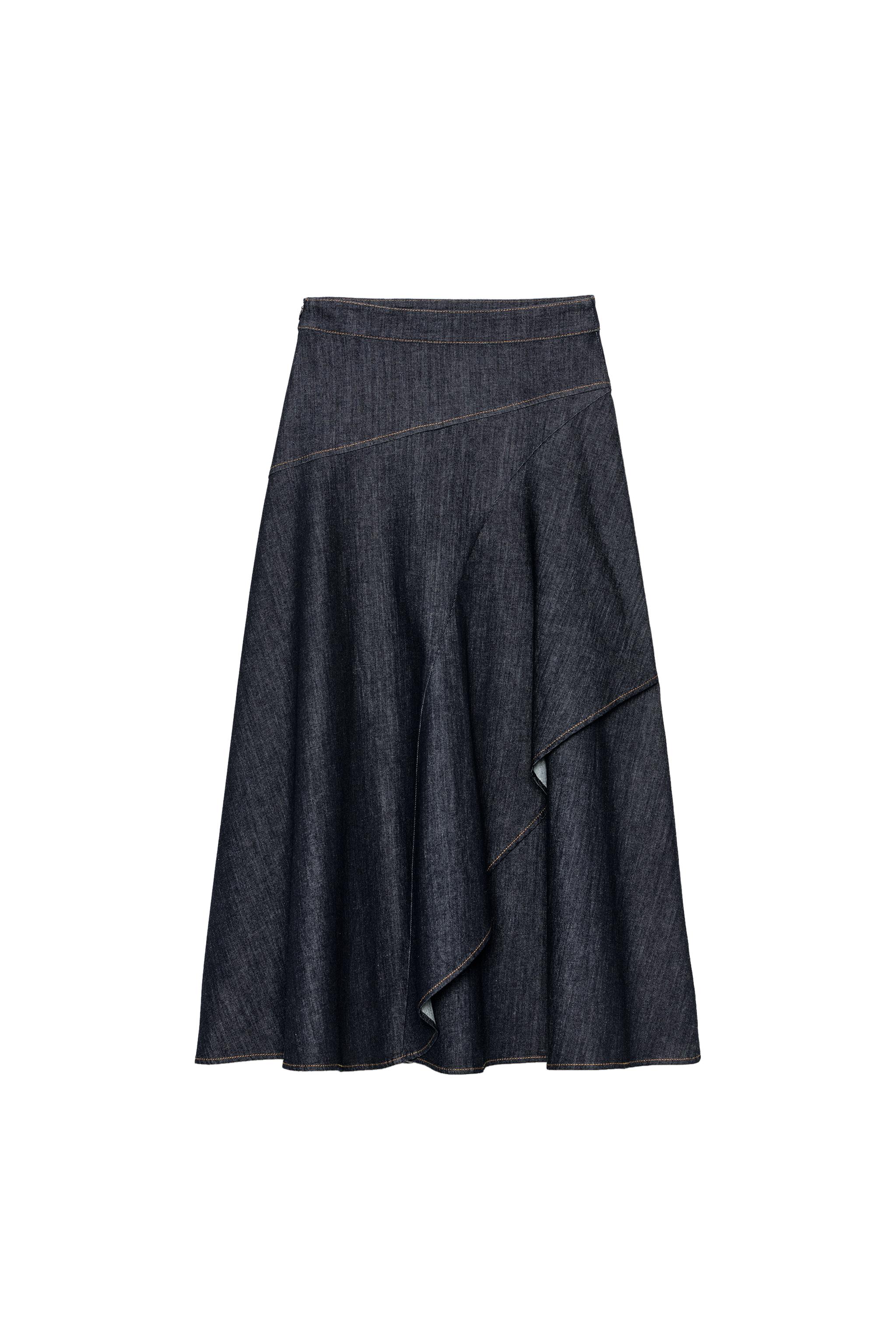Z1975 Denim Midi Skirt