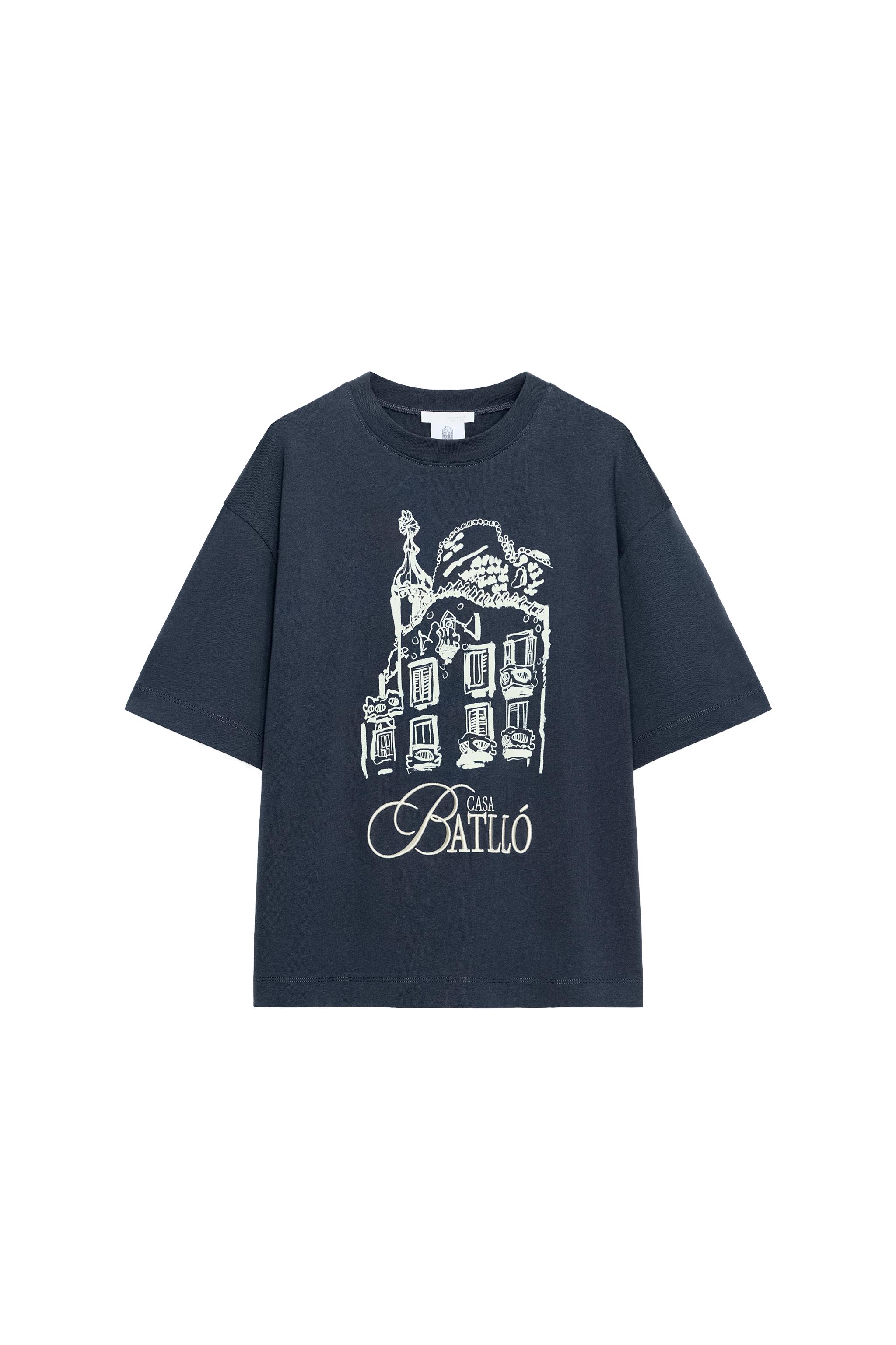 Casa Batllo print T‑shirt