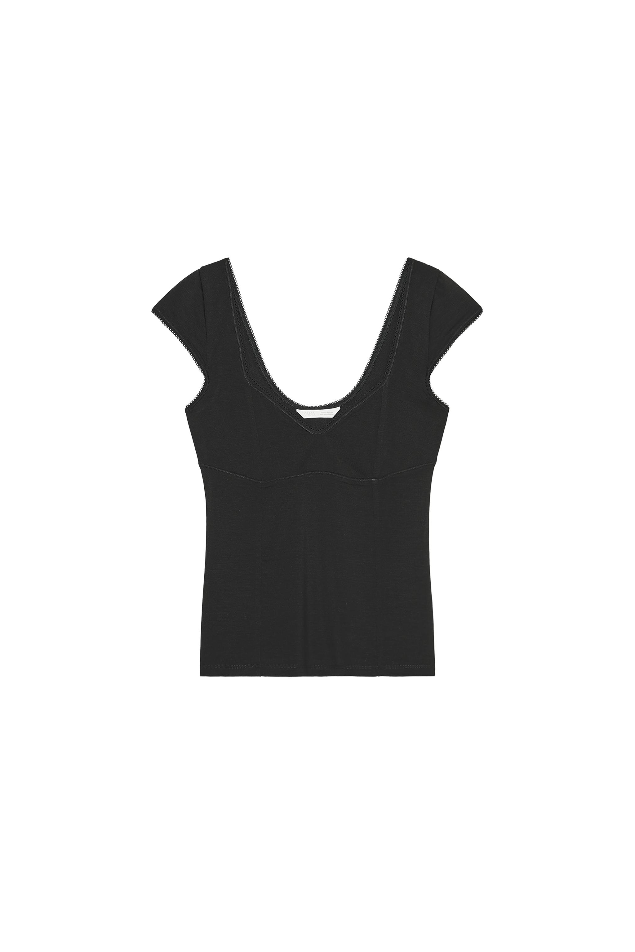 Lyocell lace top