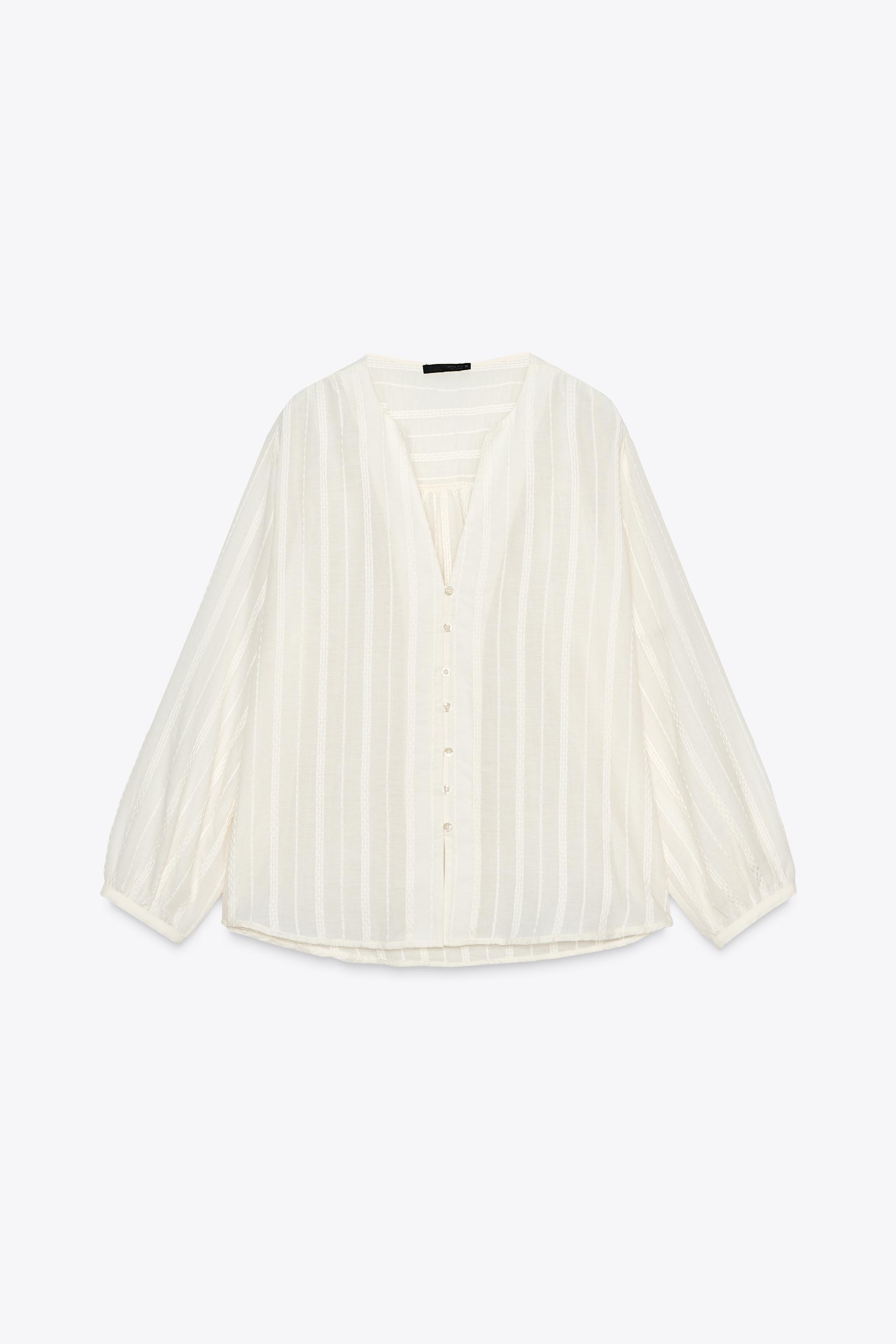 Rustic striped blouse