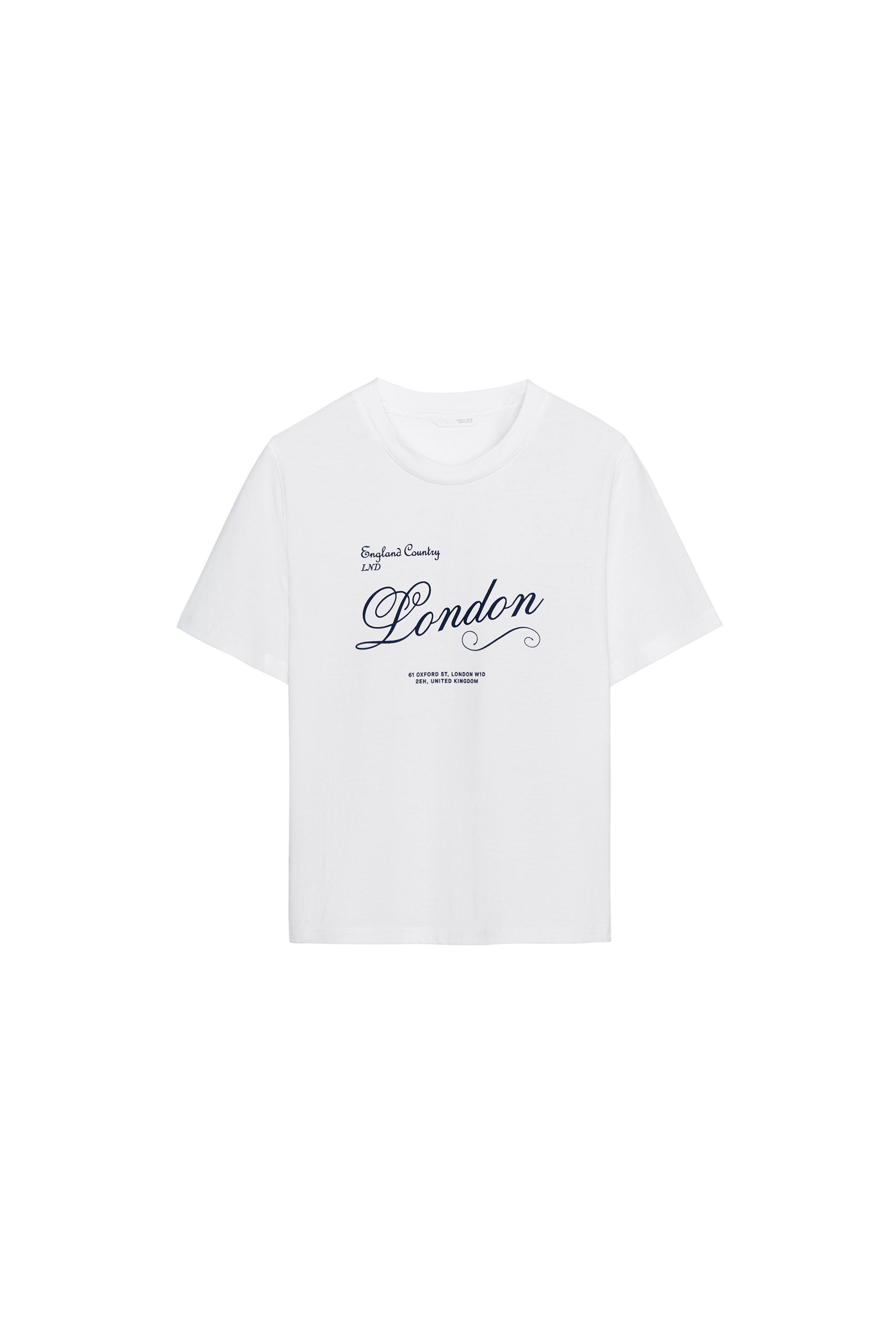 T-shirt with text