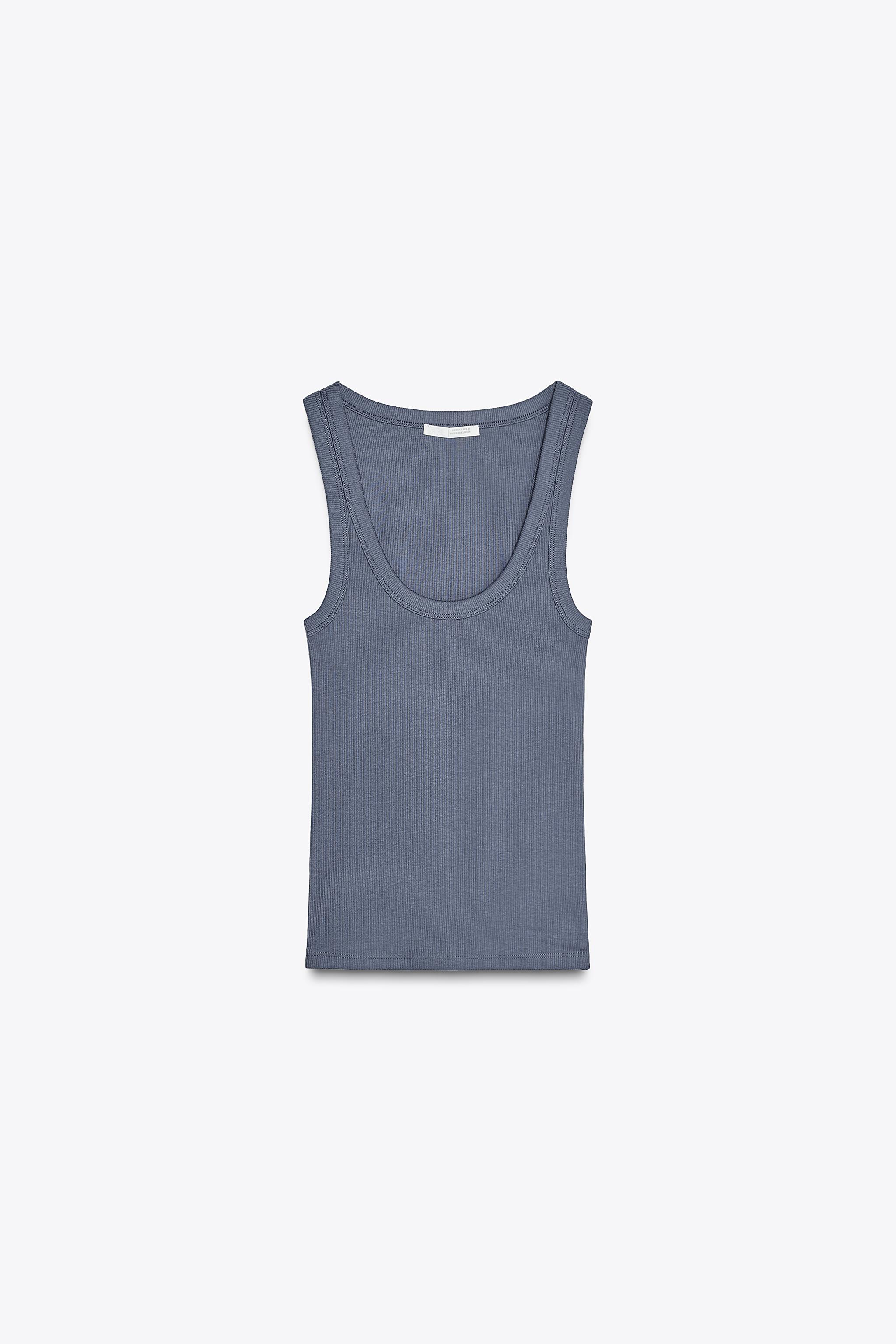 Ribbed strap top