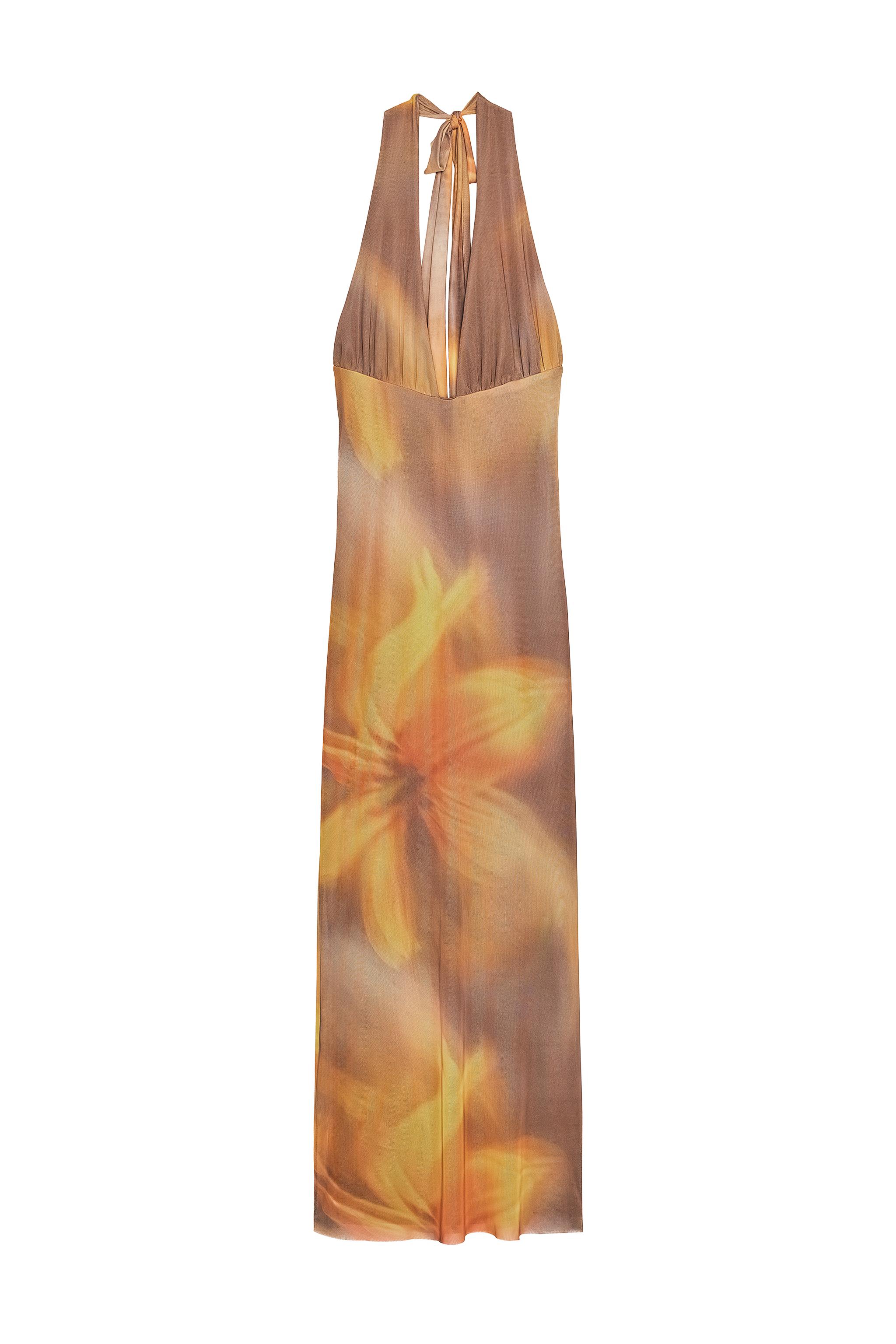 Midi halterneck dress