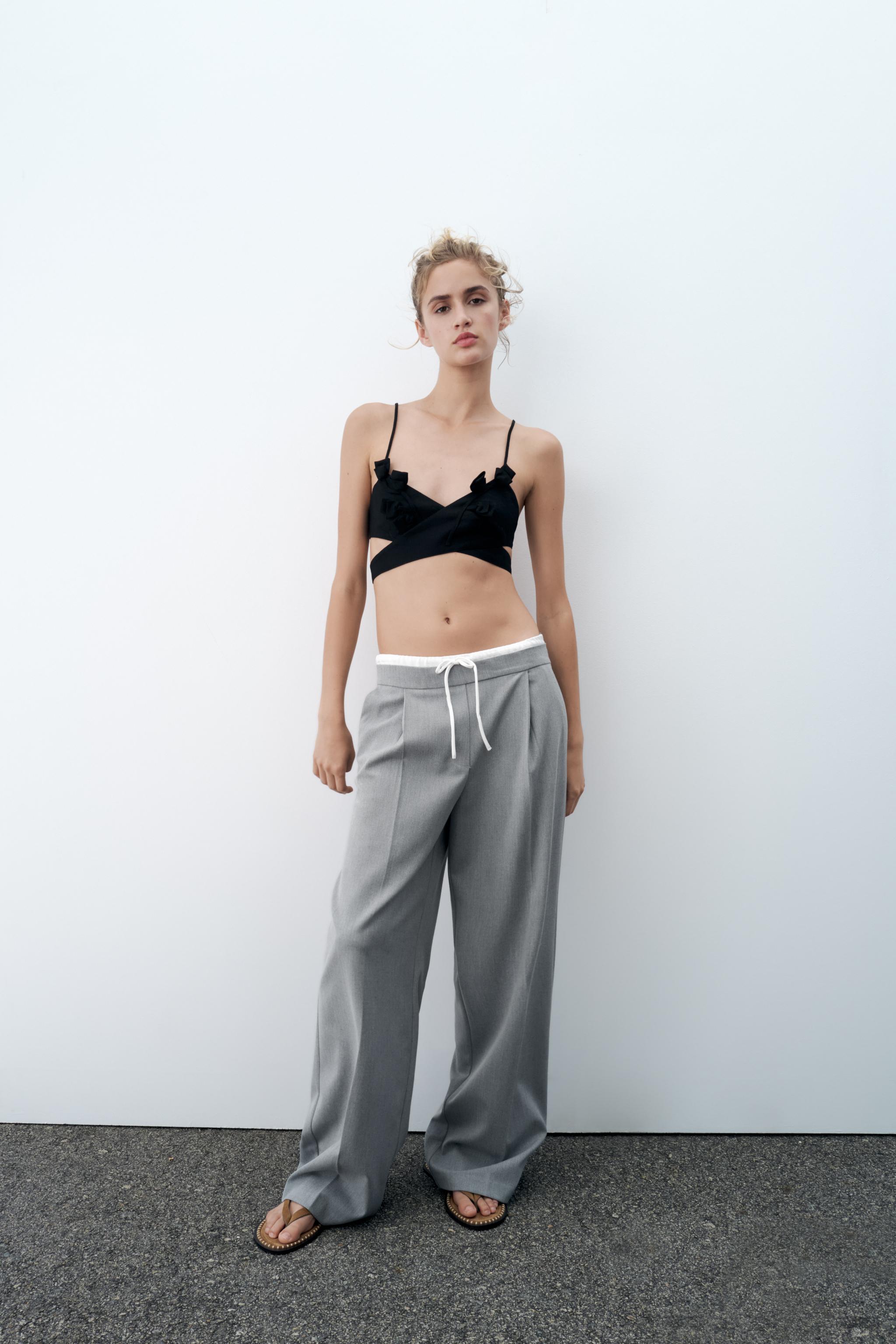 Wide-leg trousers