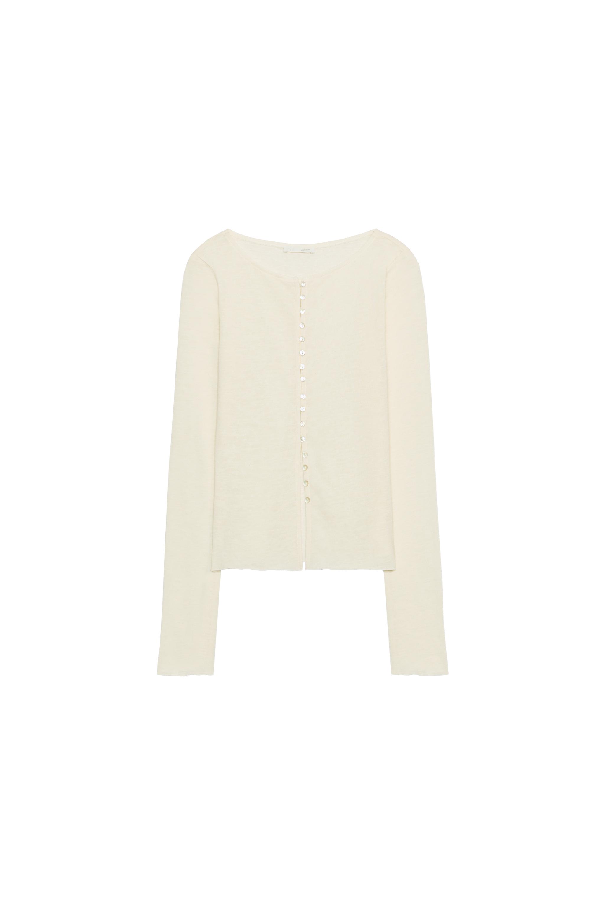 Button Detail T-Shirt