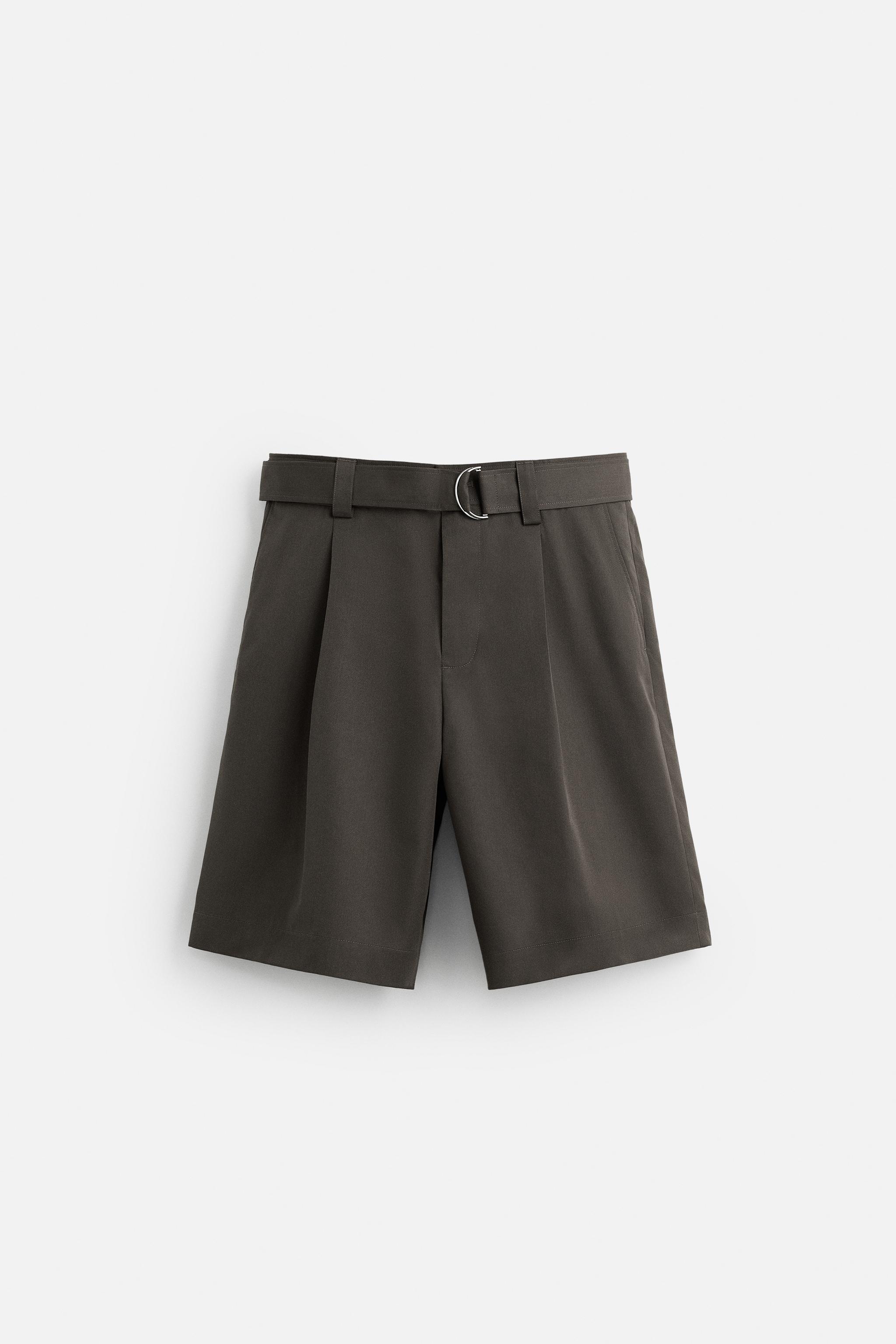 Wide fit bermuda shorts