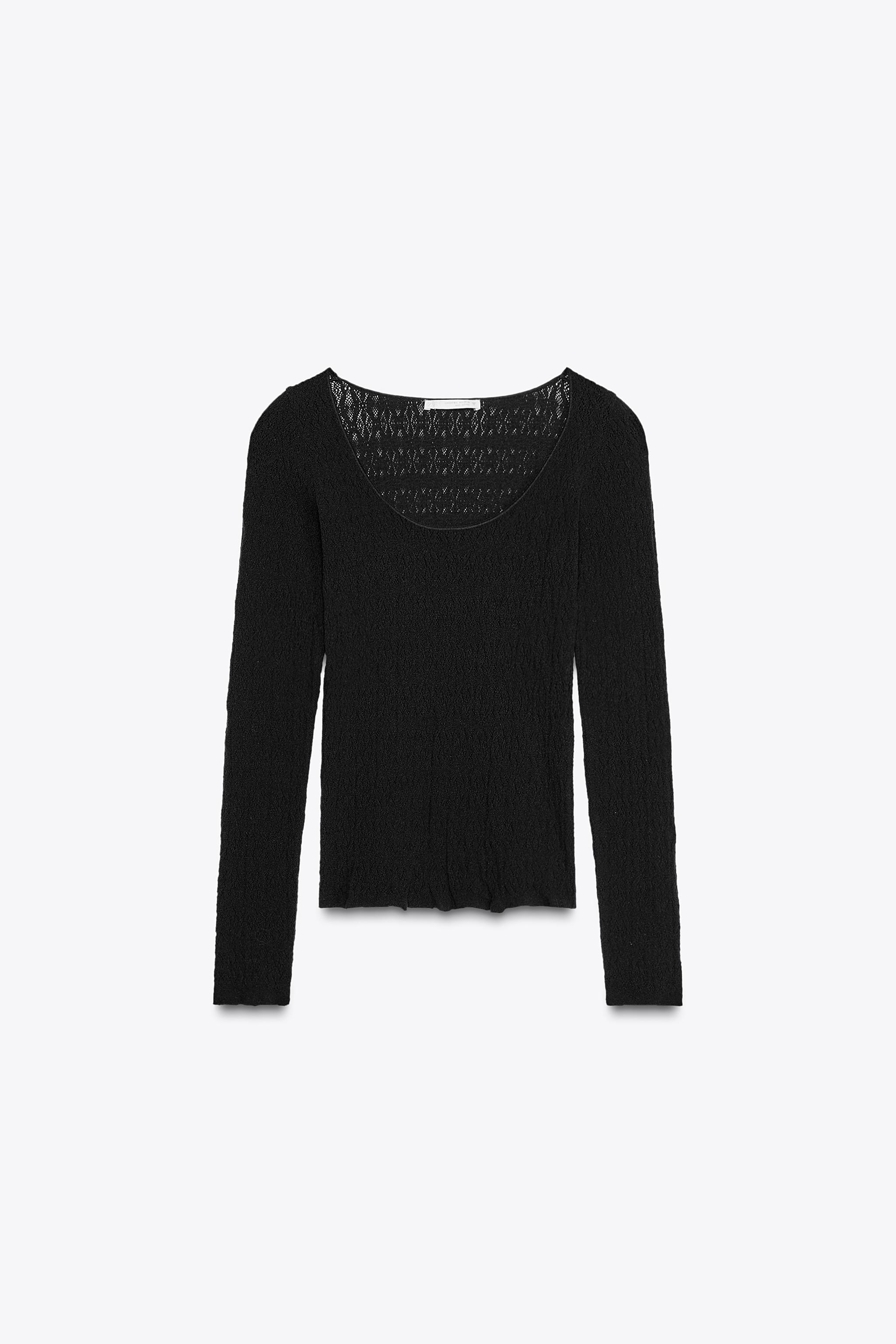 Seamless lace top