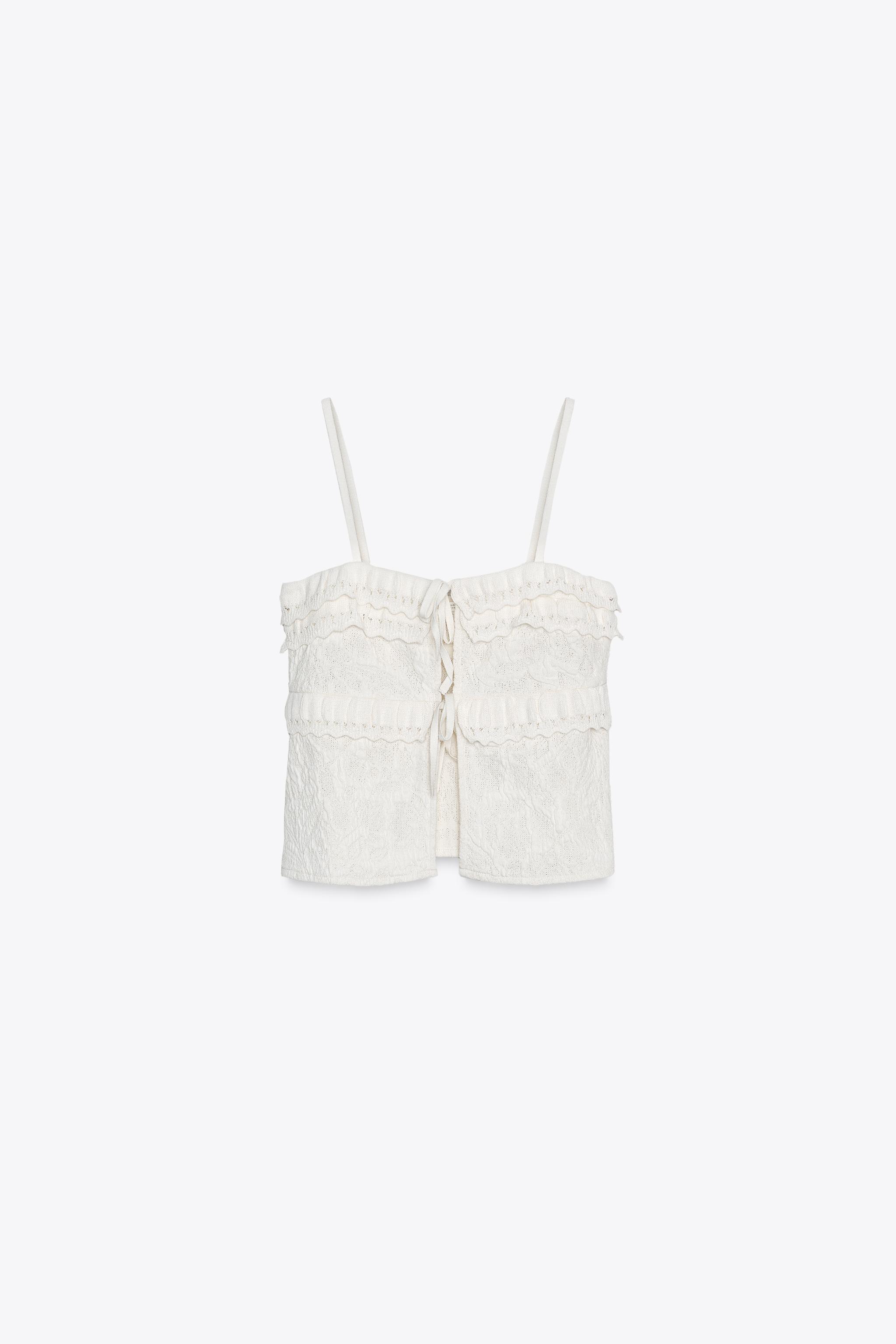 Jacquard knit top
