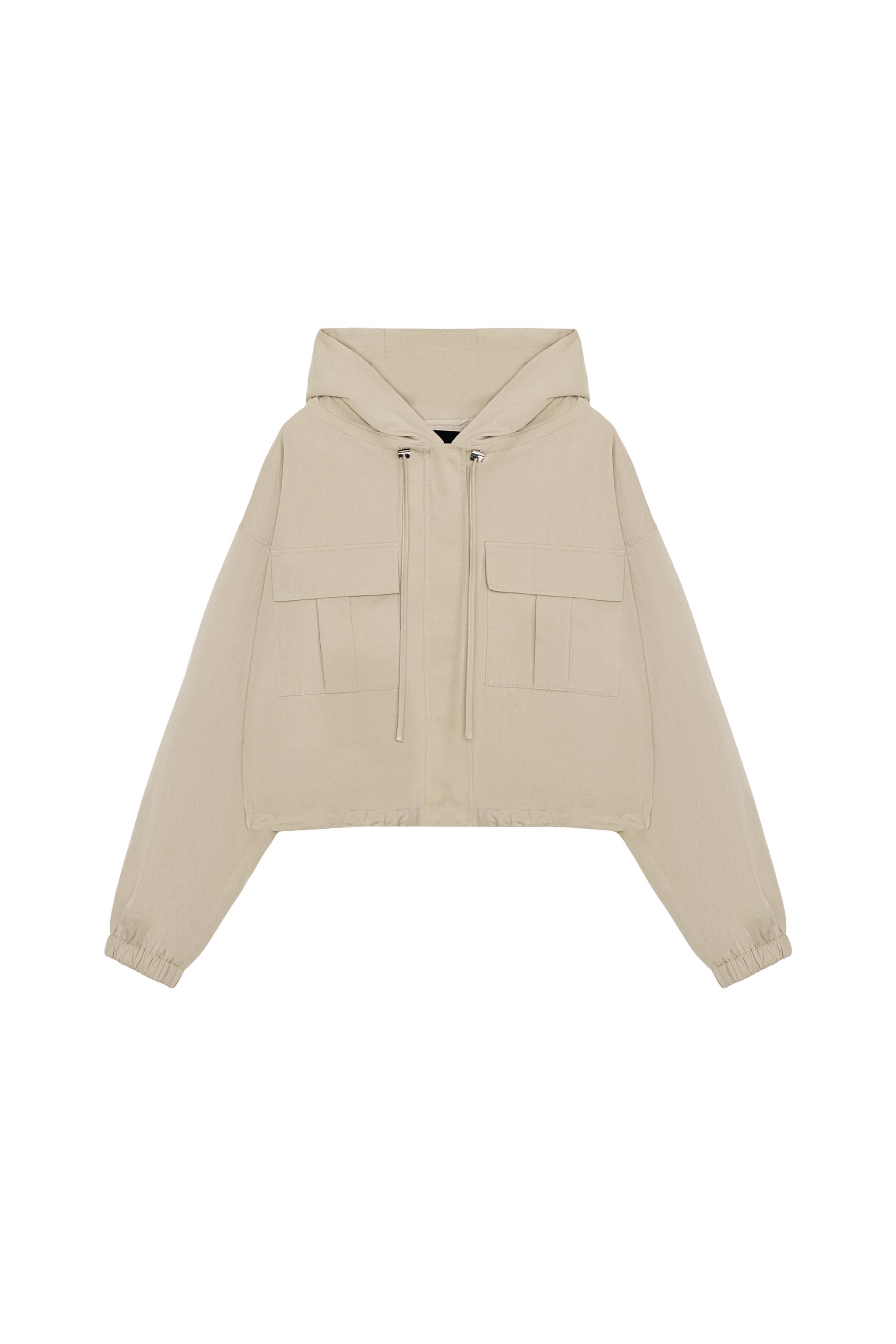 Puff jacket with hood