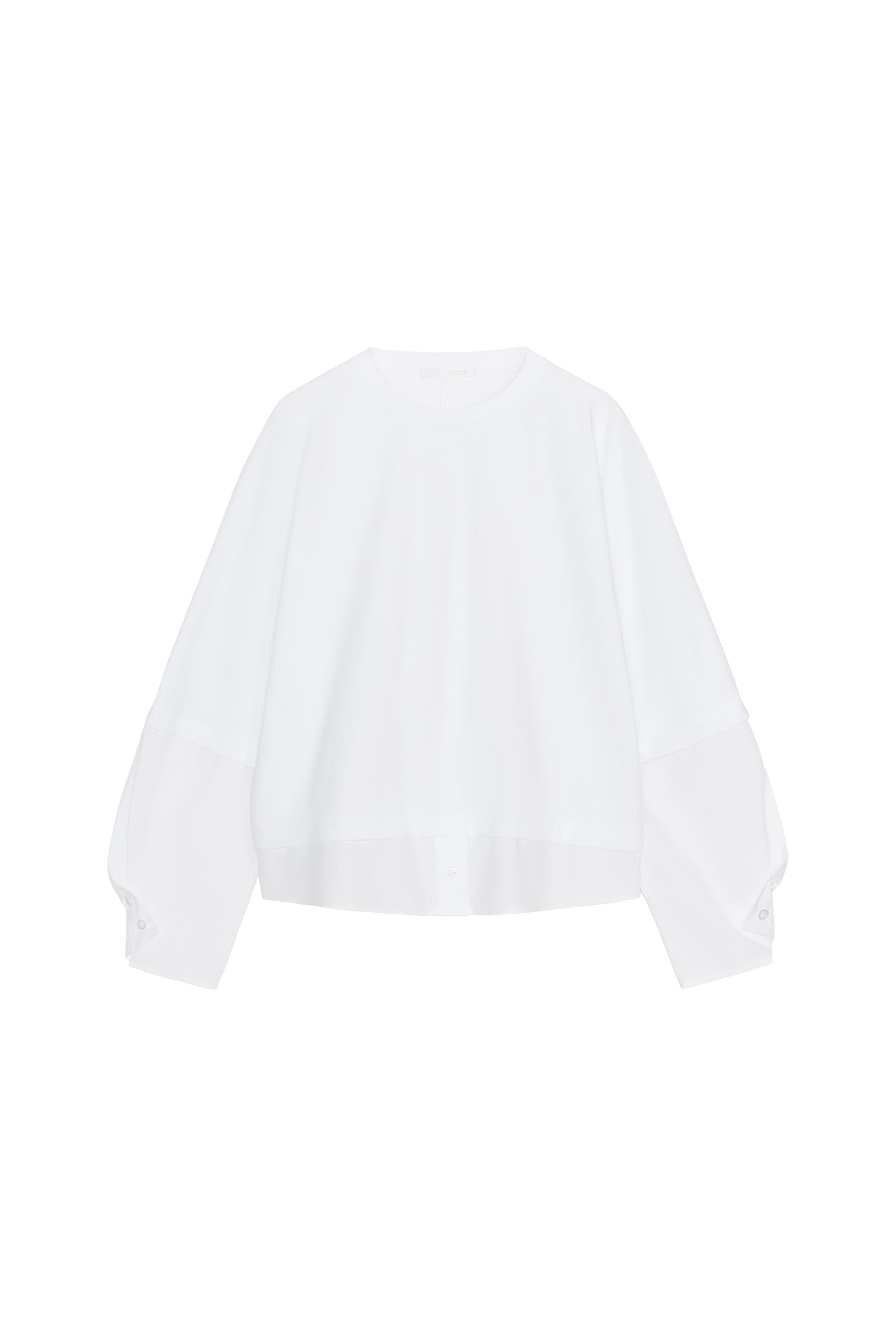Poplin Cotton Blend T-Shirt