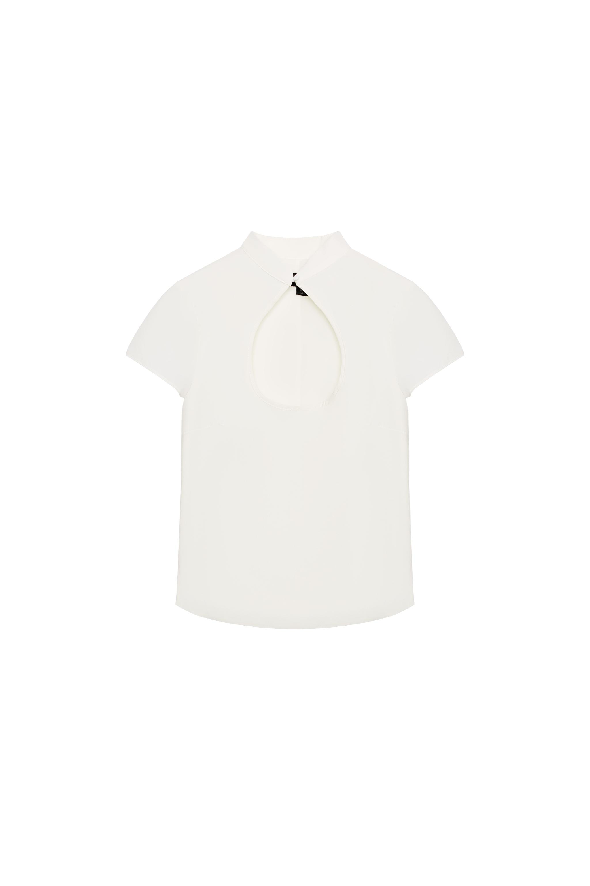 Mao collar top