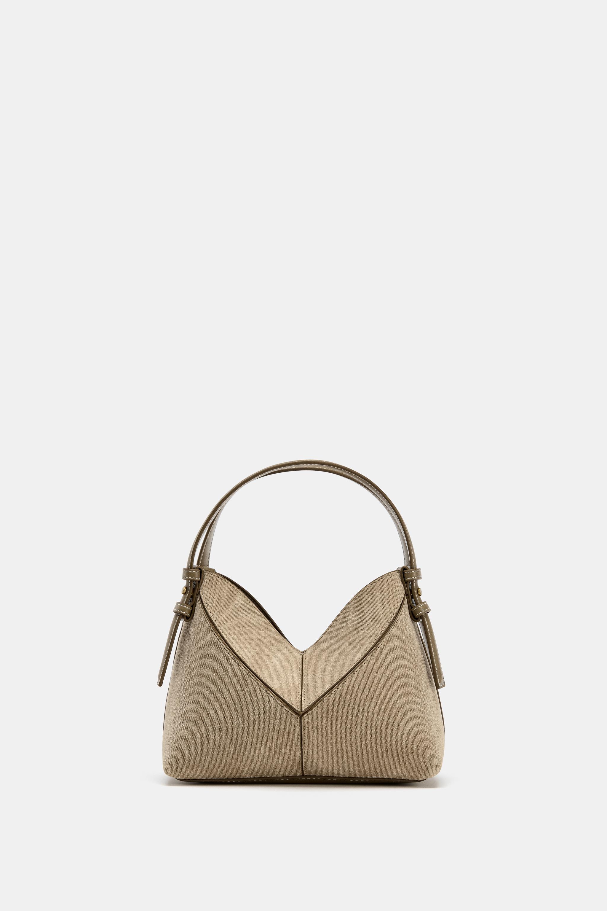 Mini Seamed Shopping Bag