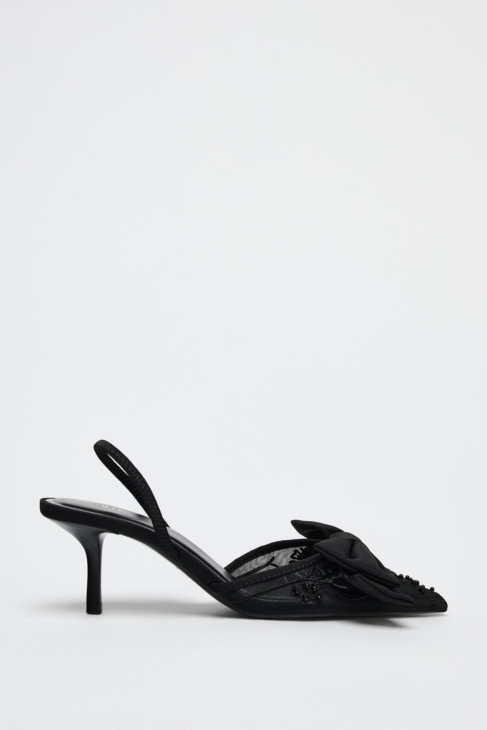 Mesh Slingbacks