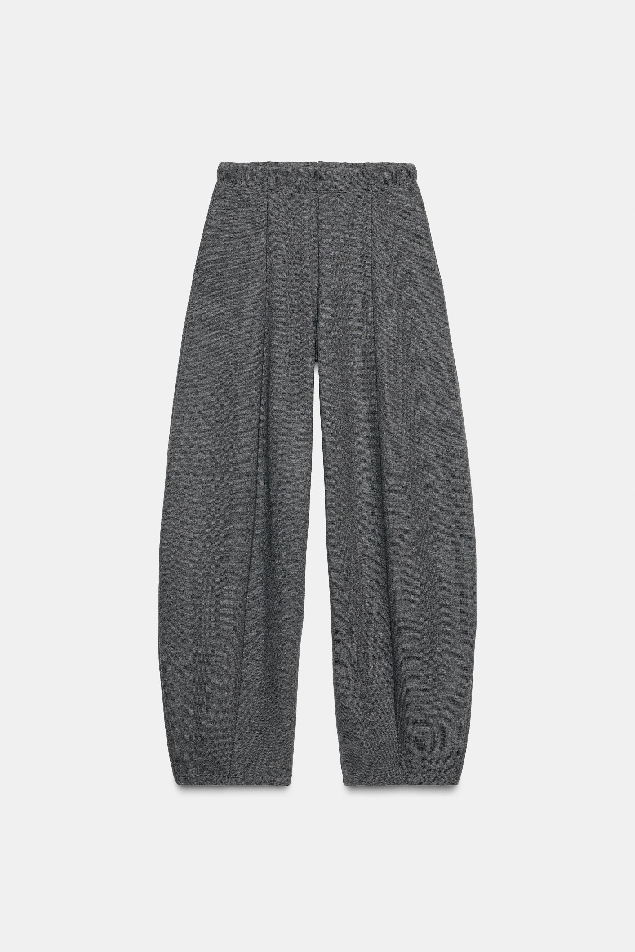 Soft wide-leg trousers