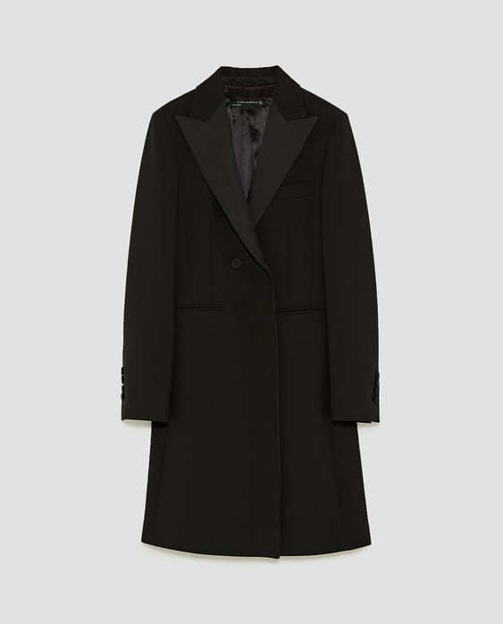 FROCK COAT WITH CONTRASTING LAPELS - OUTERWEAR-SALE-WOMAN | ZARA United ...