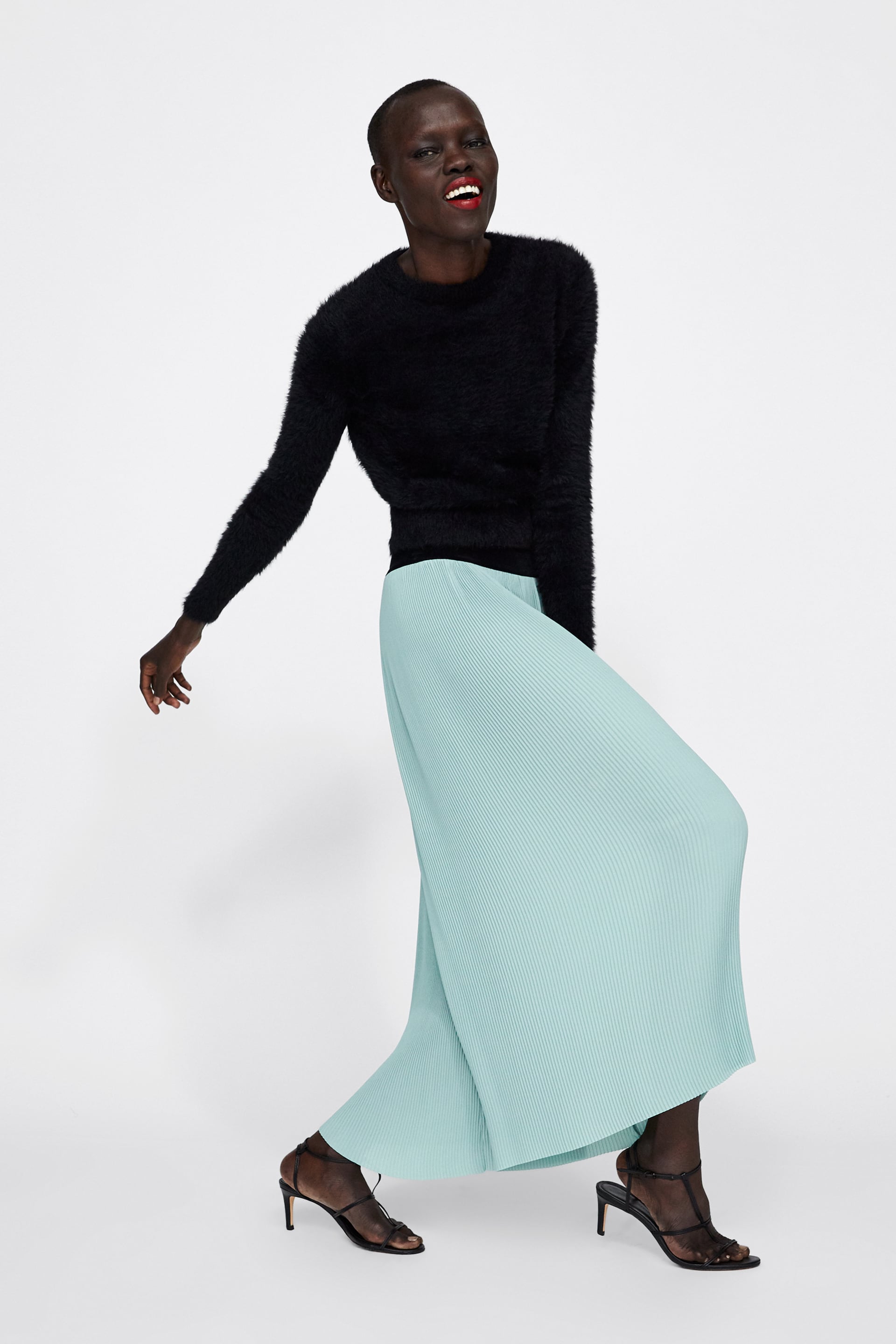 Zara PLEATED CULOTTES at £12.99 | love the brands