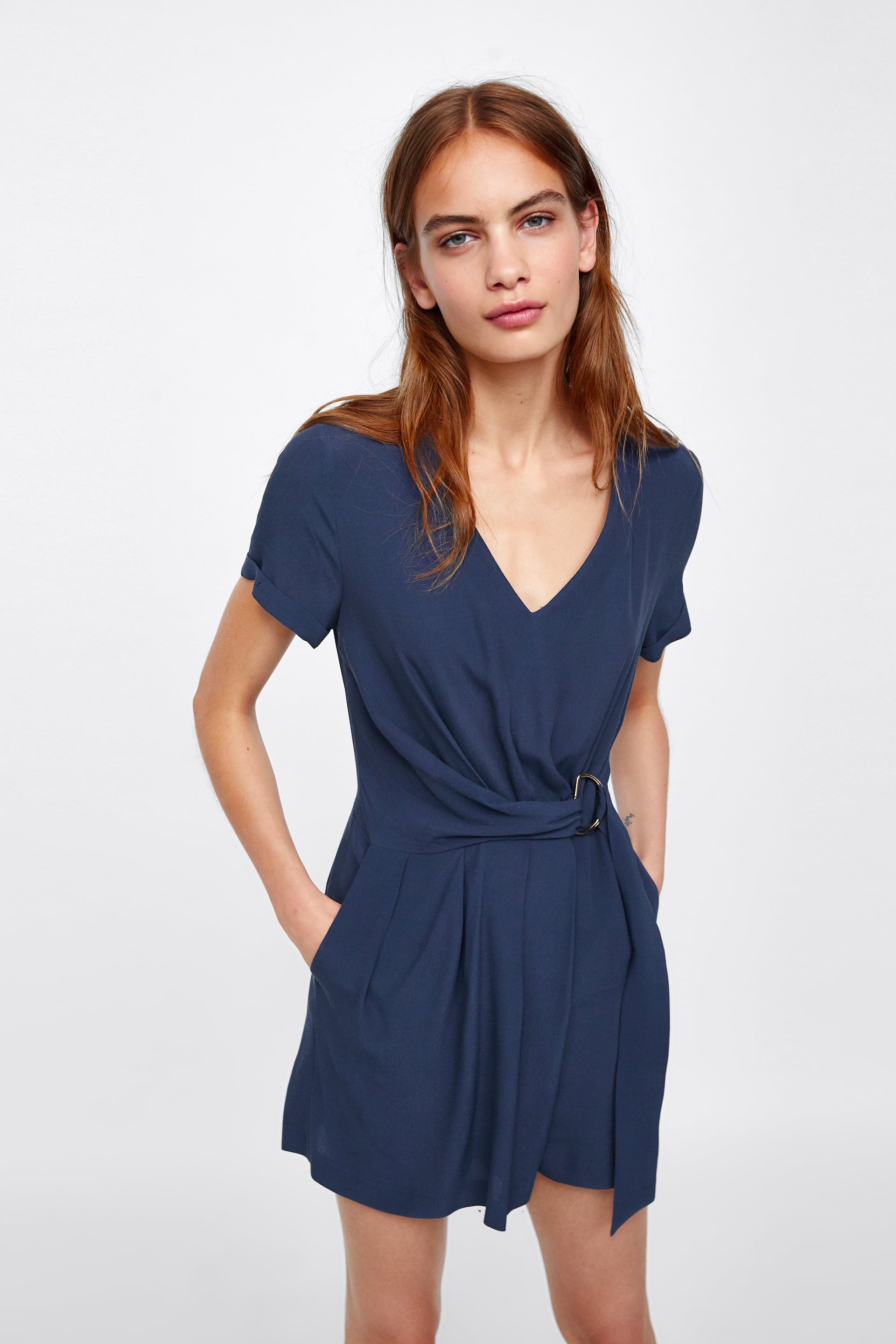Zara SHORT JUMPSUIT WITH D-RING BUCKLE at £29.99 | love the brands