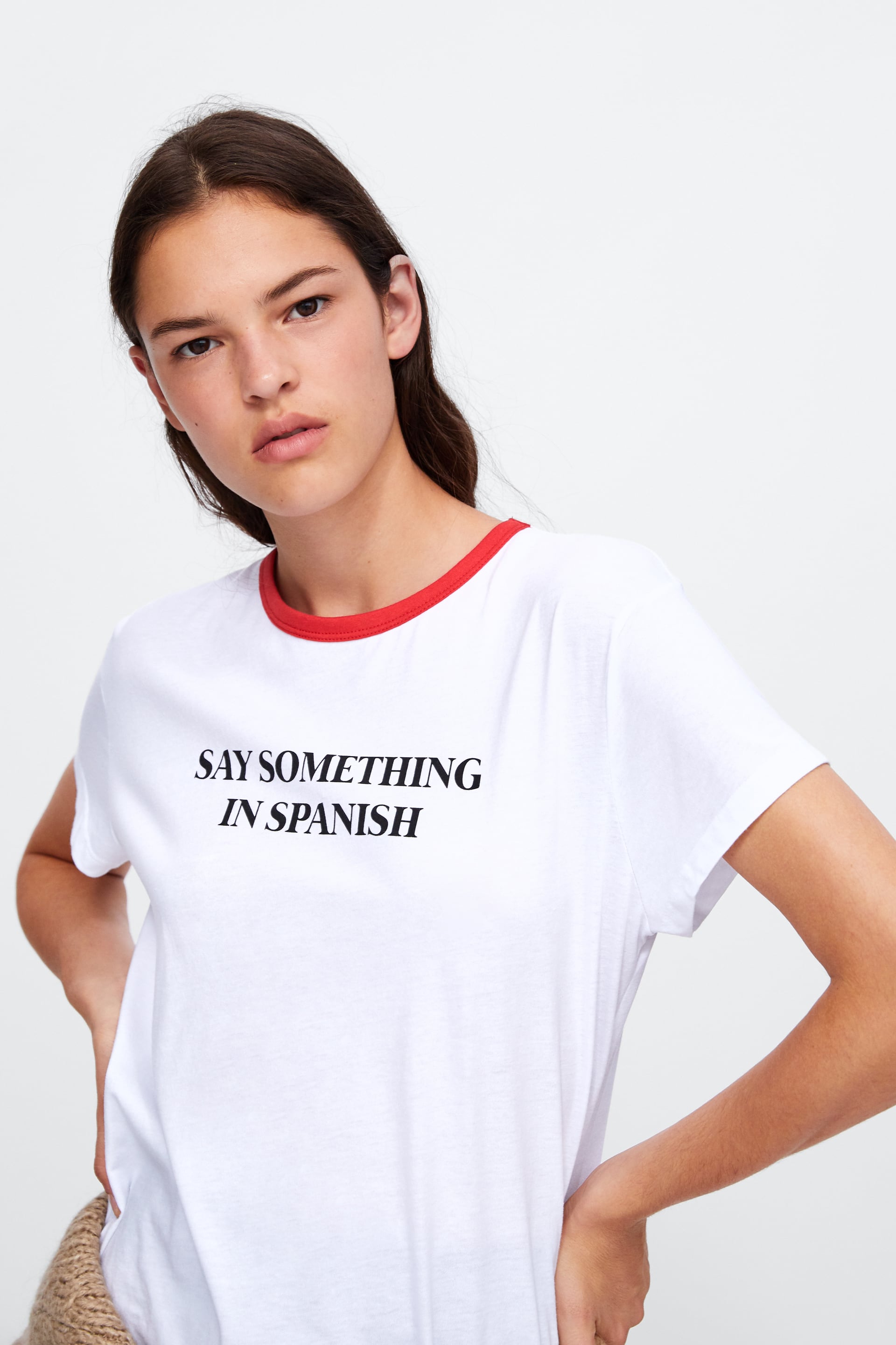 Zara T-SHIRT WITH FRONT SLOGAN at £7.99 | love the brands