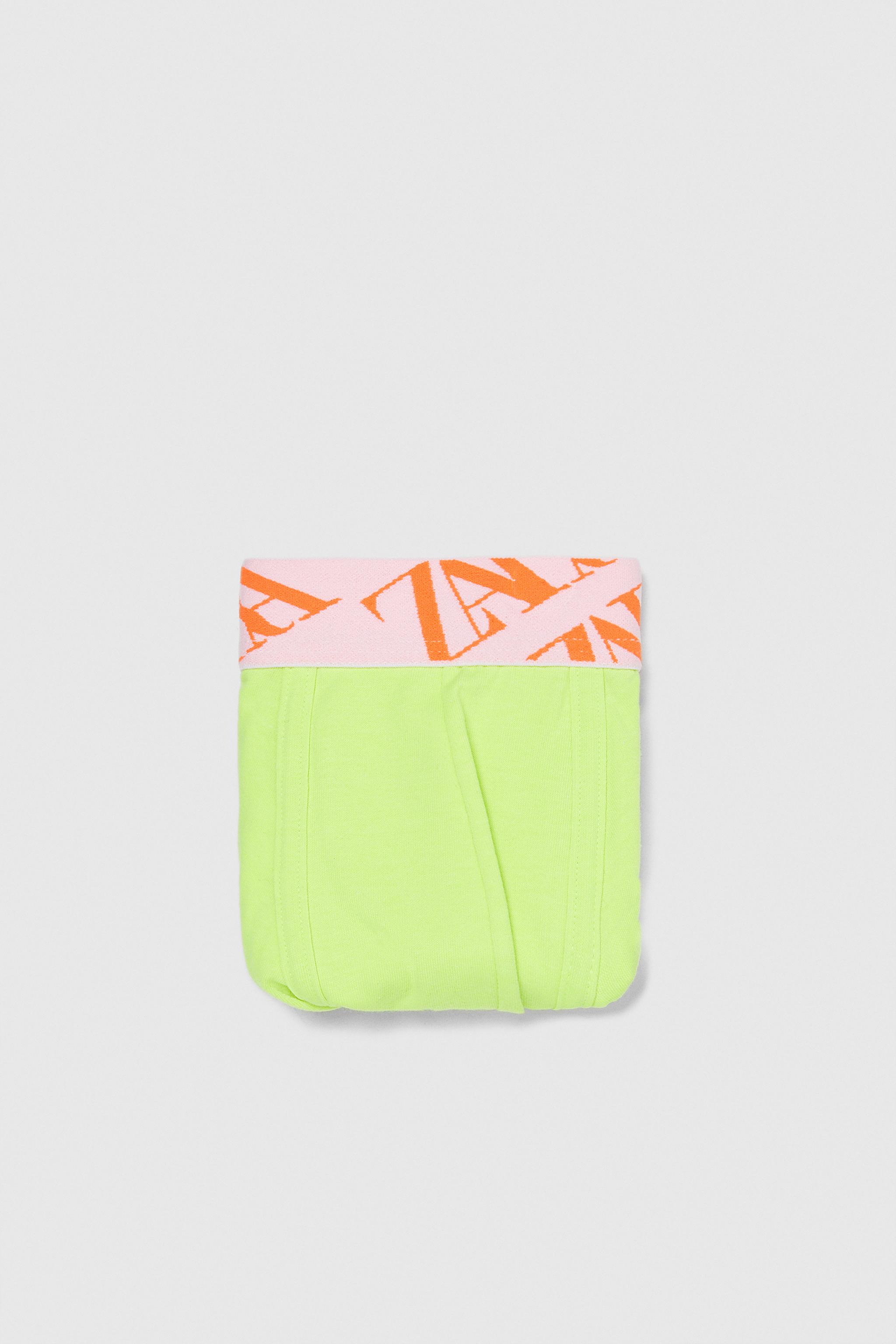 Zara TEXT PRINT WAIST BOXERS