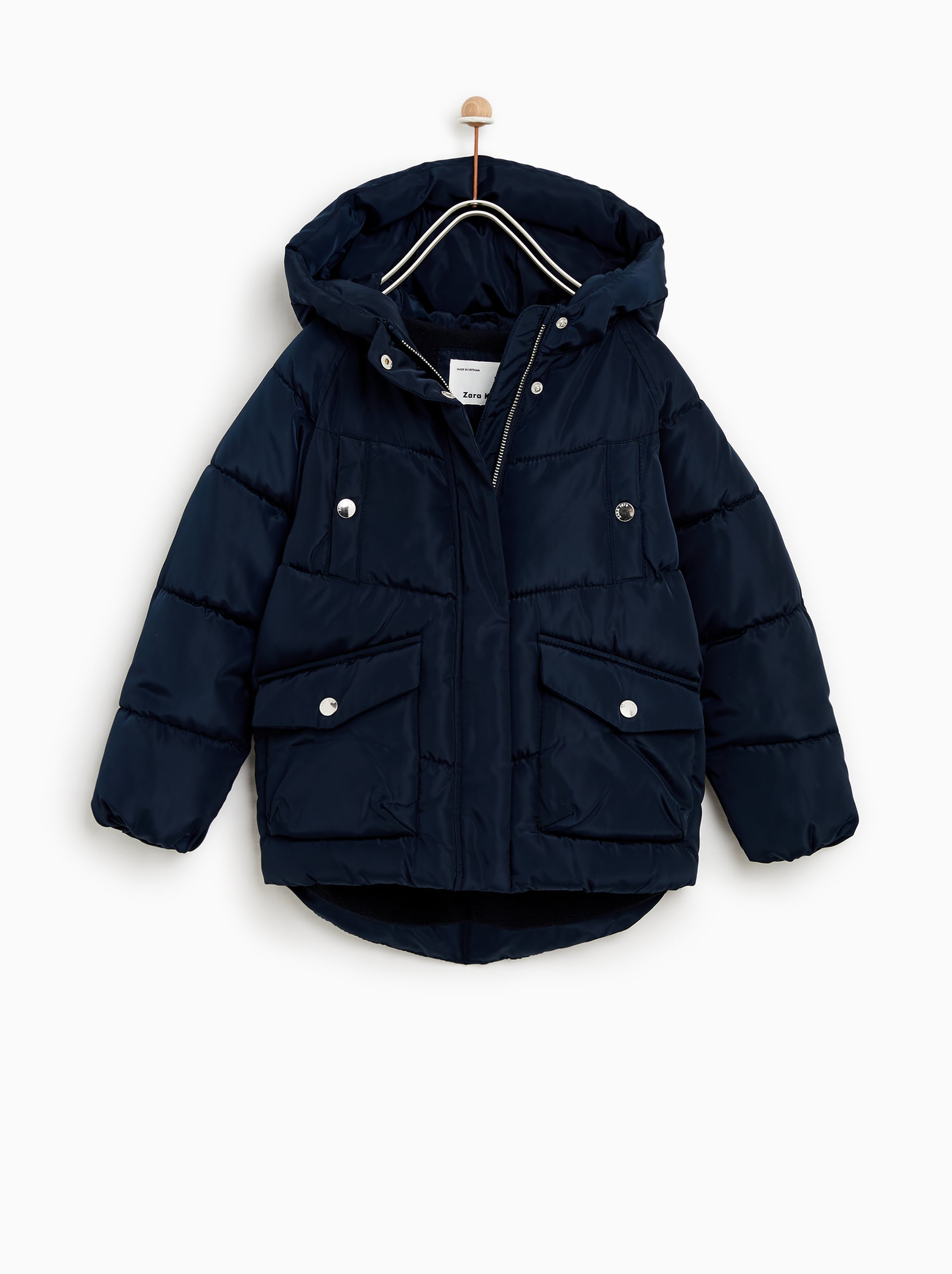 Zara PUFFER JACKET WITH HOOD at £19.99 | love the brands