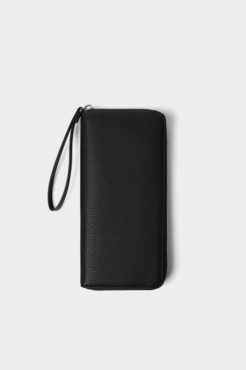 Zara OVERSIZED EMBOSSED WALLET