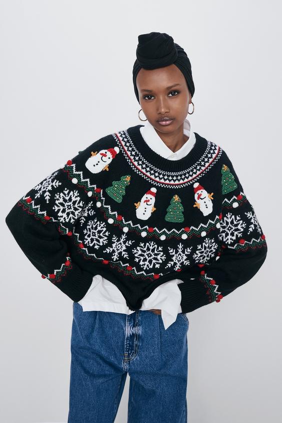 Zara christmas pullover Clearance