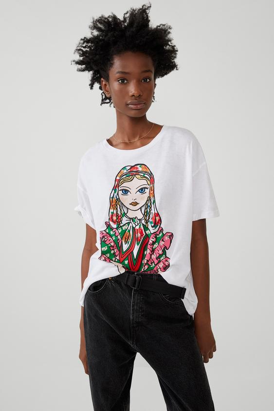 Modalite Zara T Shirt With Front Print