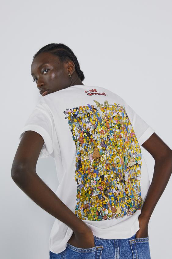 T shirt simpsons zara Clearance