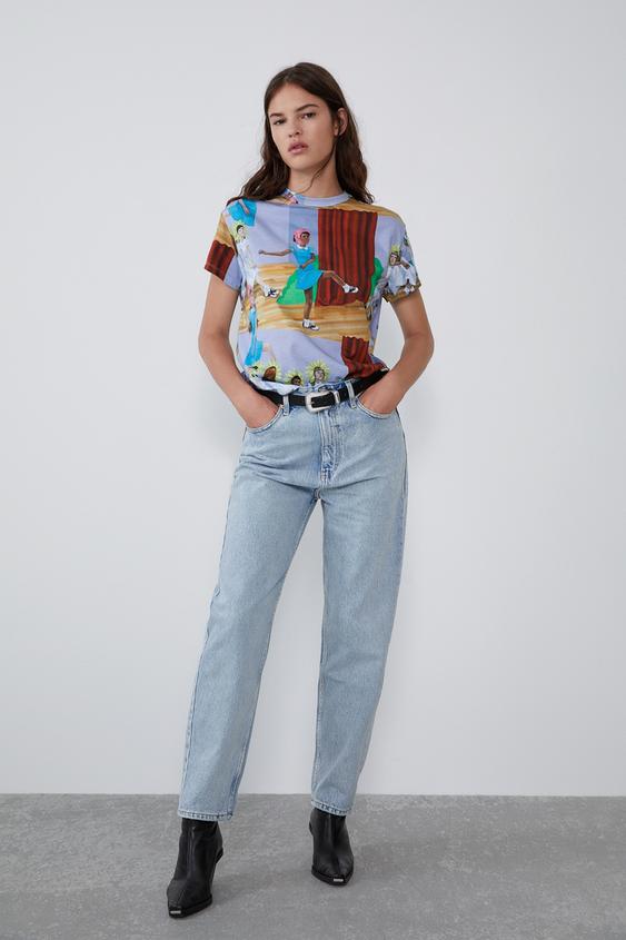 Modalite Zara Women In Art Collection C Zoe Hawk T Shirt