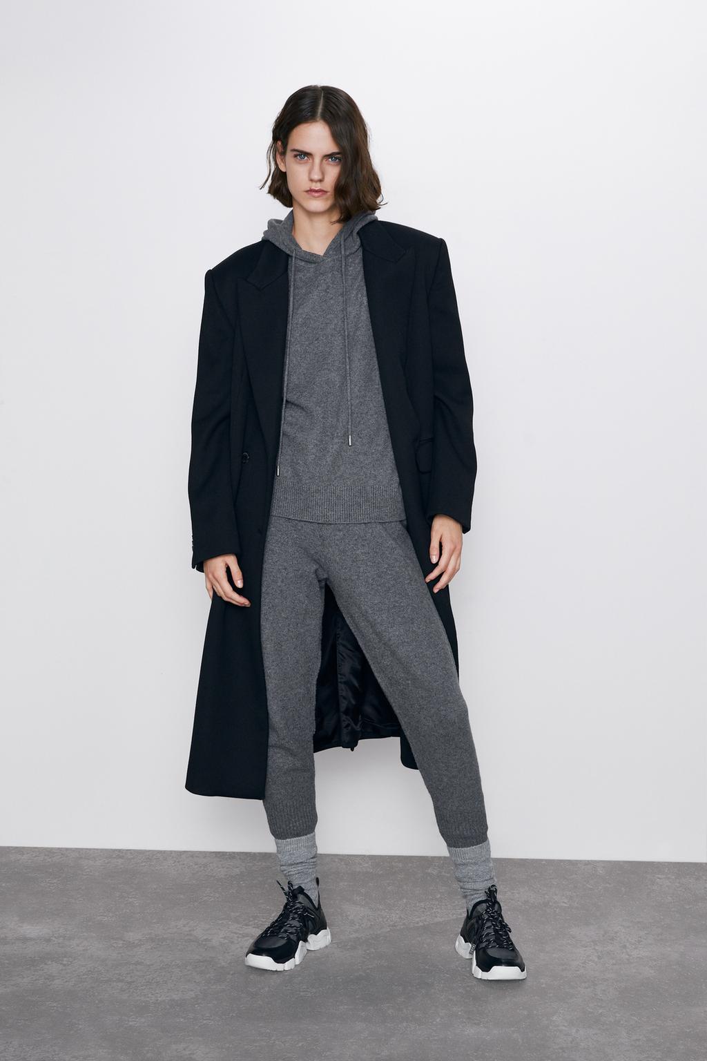 SUDADERA PUNTO CAPUCHA | Knit hoodie, Sweaters for women ...