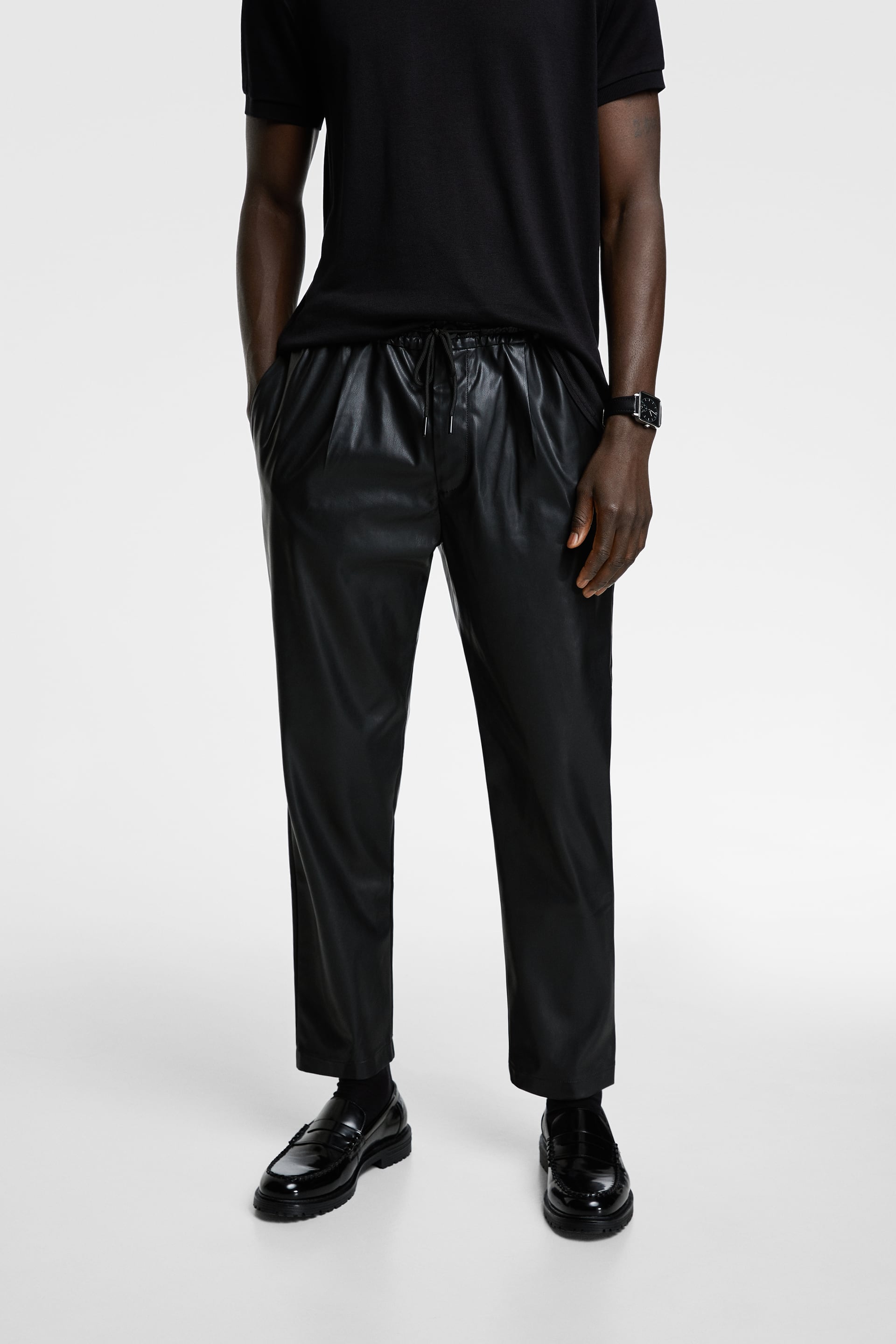 Men's Leather Trousers - Trending now | VanityForbes