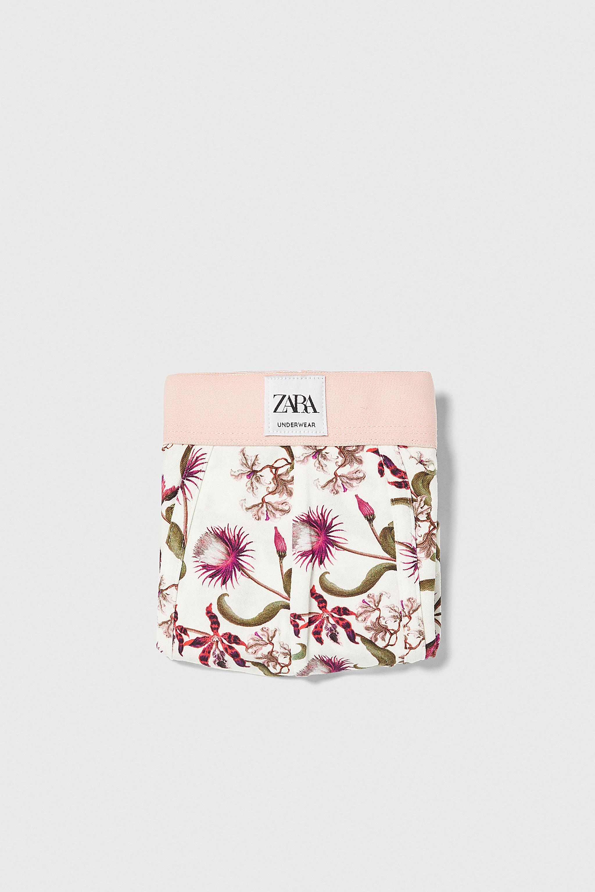 Zara FLORAL PRINT BOXERS