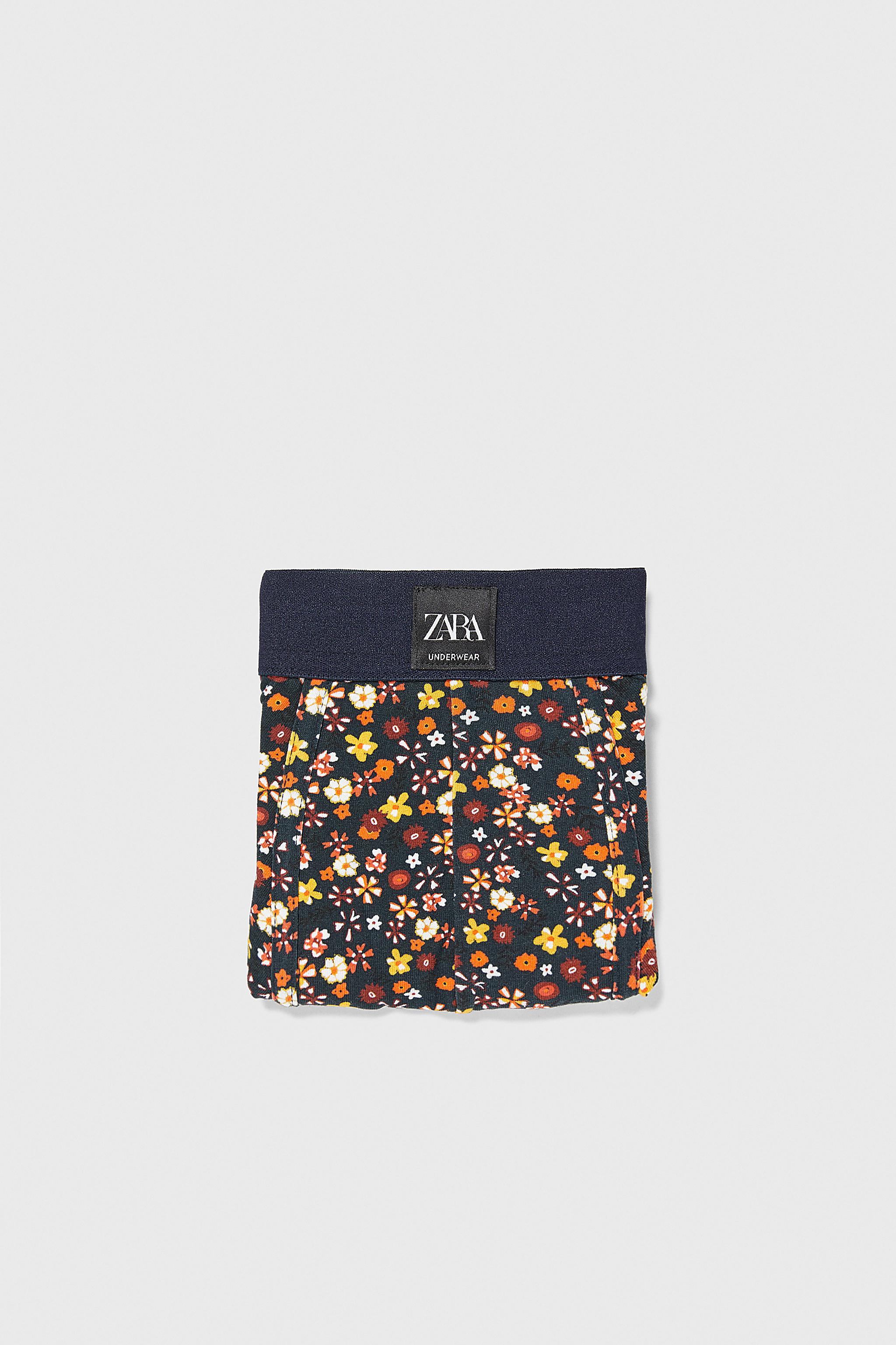 Zara FLORAL PRINT BOXERS