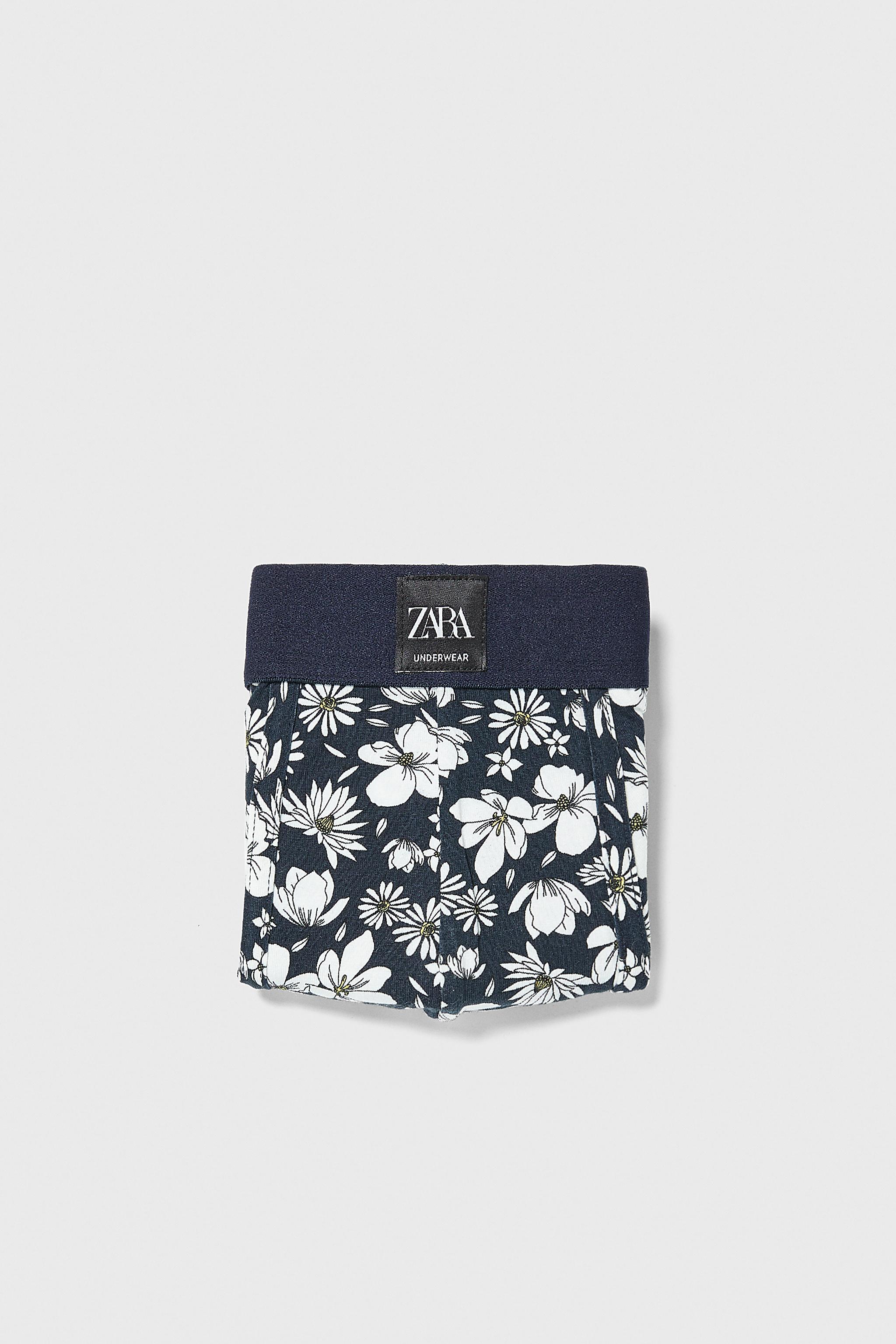 Zara FLORAL PRINT BOXERS