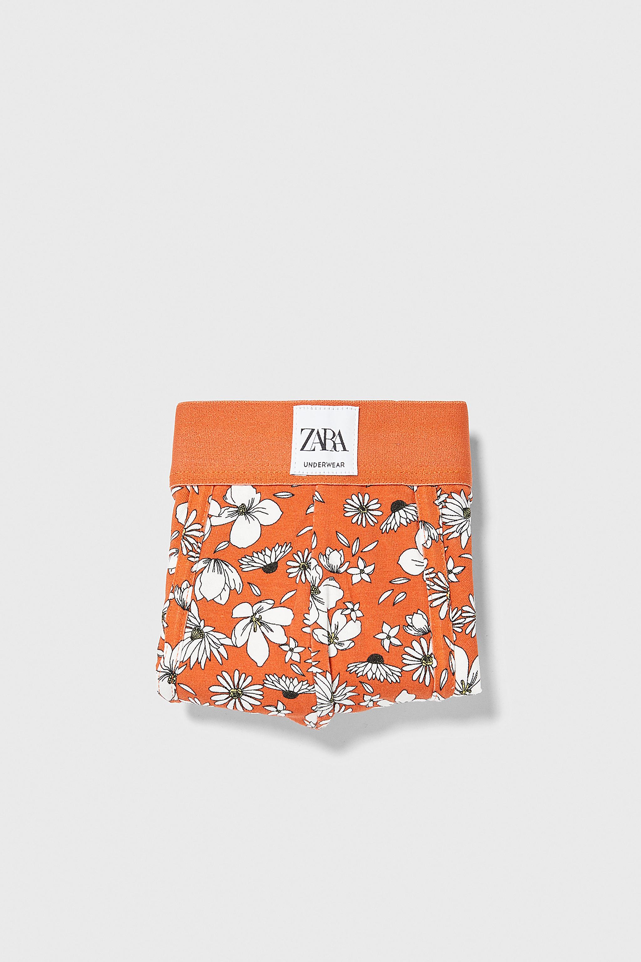 Zara FLORAL PRINT BOXERS